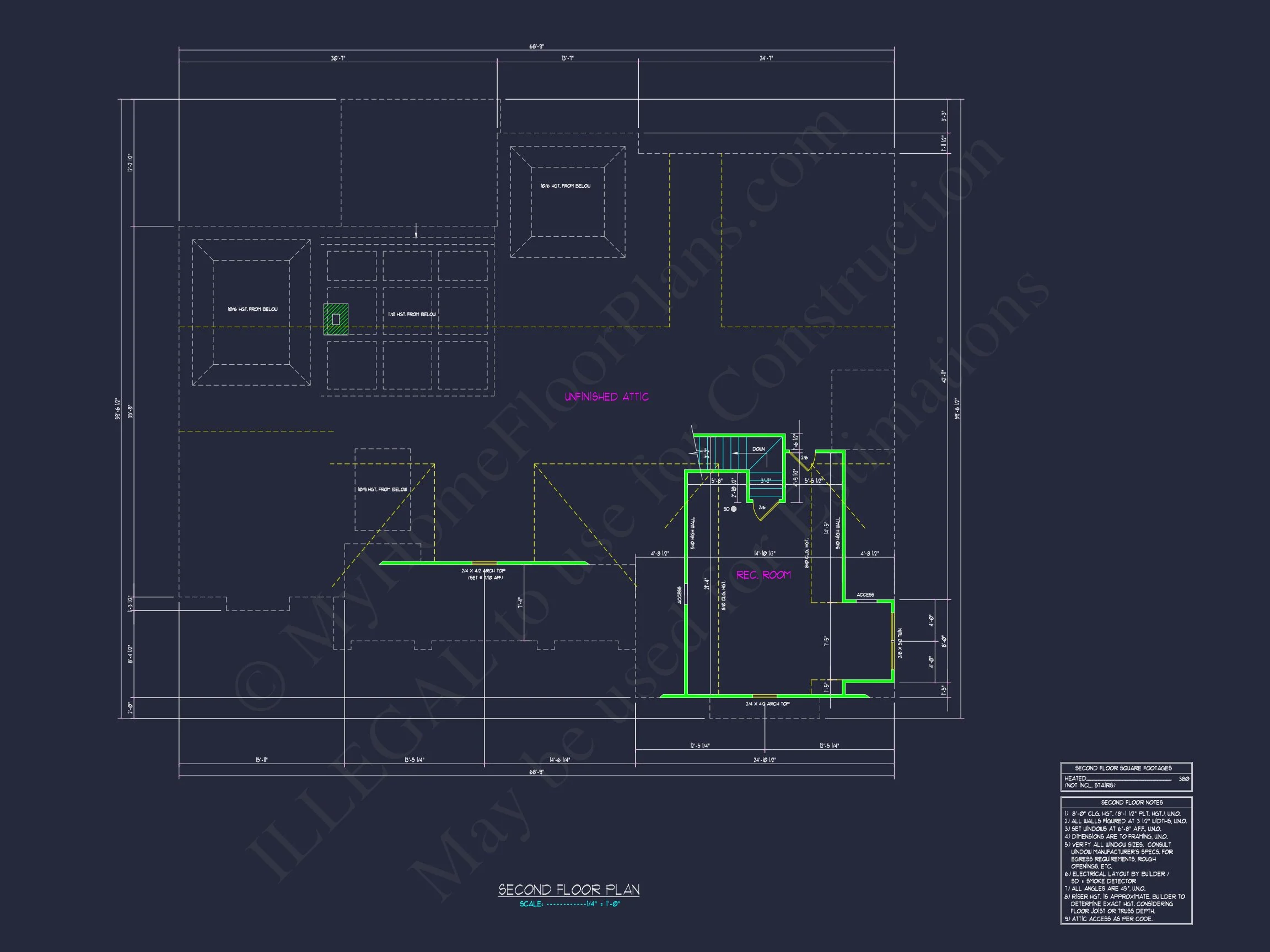 18-1009 HOUSE PLAN - Modern Farmhouse Plan - 3-Bed, 2.5-Bath, 2,450 SF 8 Beautiful house Plan with Craftsman Design & CAD Blueprints