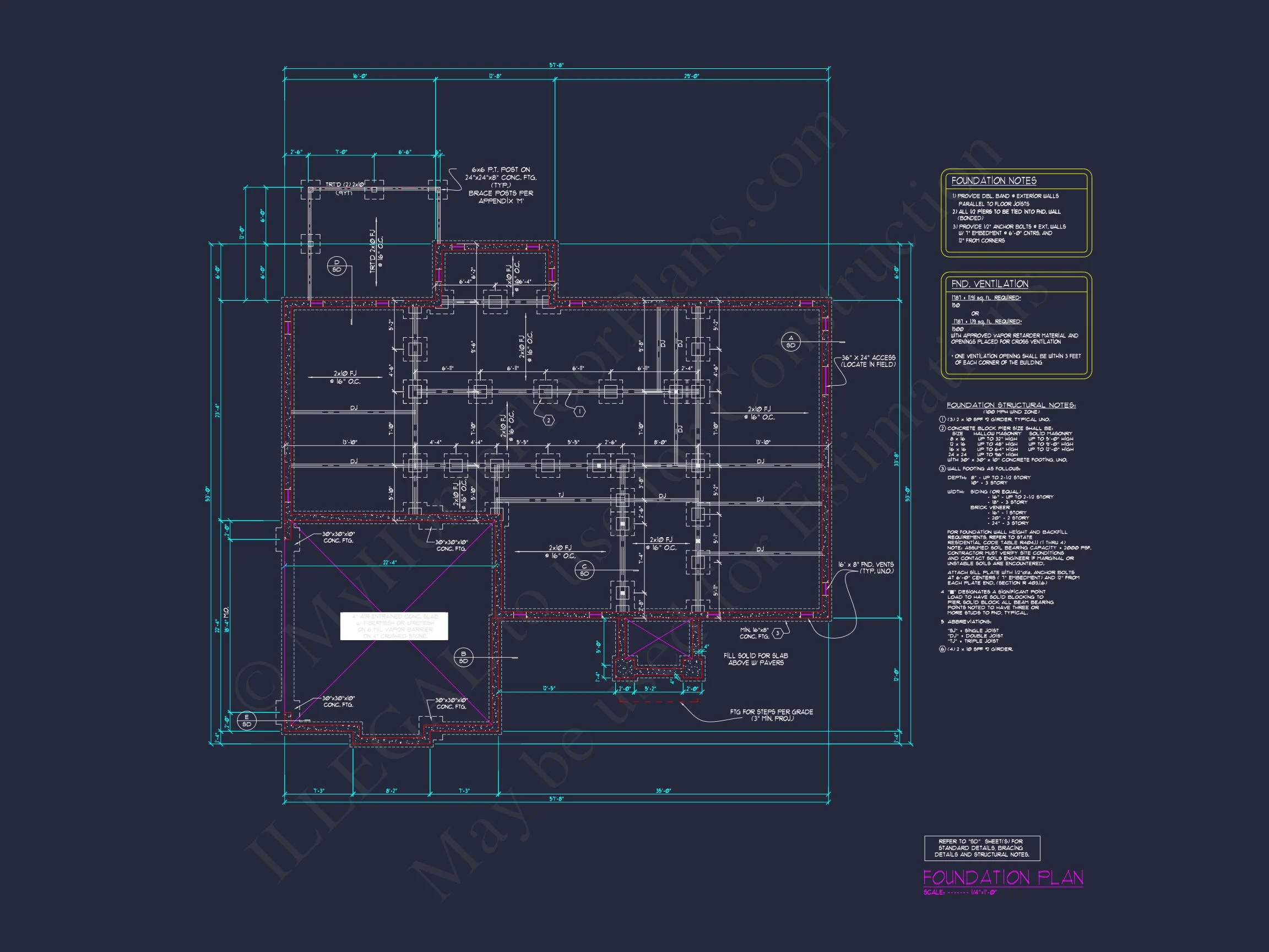 17-1381 HOUSE PLAN - Traditional Home Plan - 4-Bed, 3-Bath, 2,450 SF 10 Craftsman house Plan with Basement, Open Floors, and CAD Designs