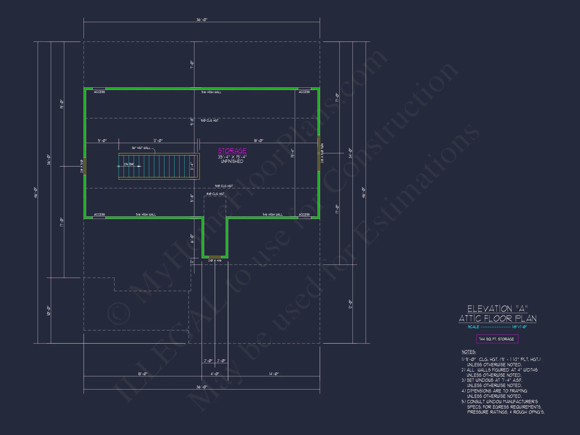 17-1334 HOUSE PLAN - Modern Farmhouse Home Plan - 4-Bed, 3-Bath, 2,650 SF 11 Beautiful house Floor Plan: CAD & Blueprint Designs of Architectural Ownery
