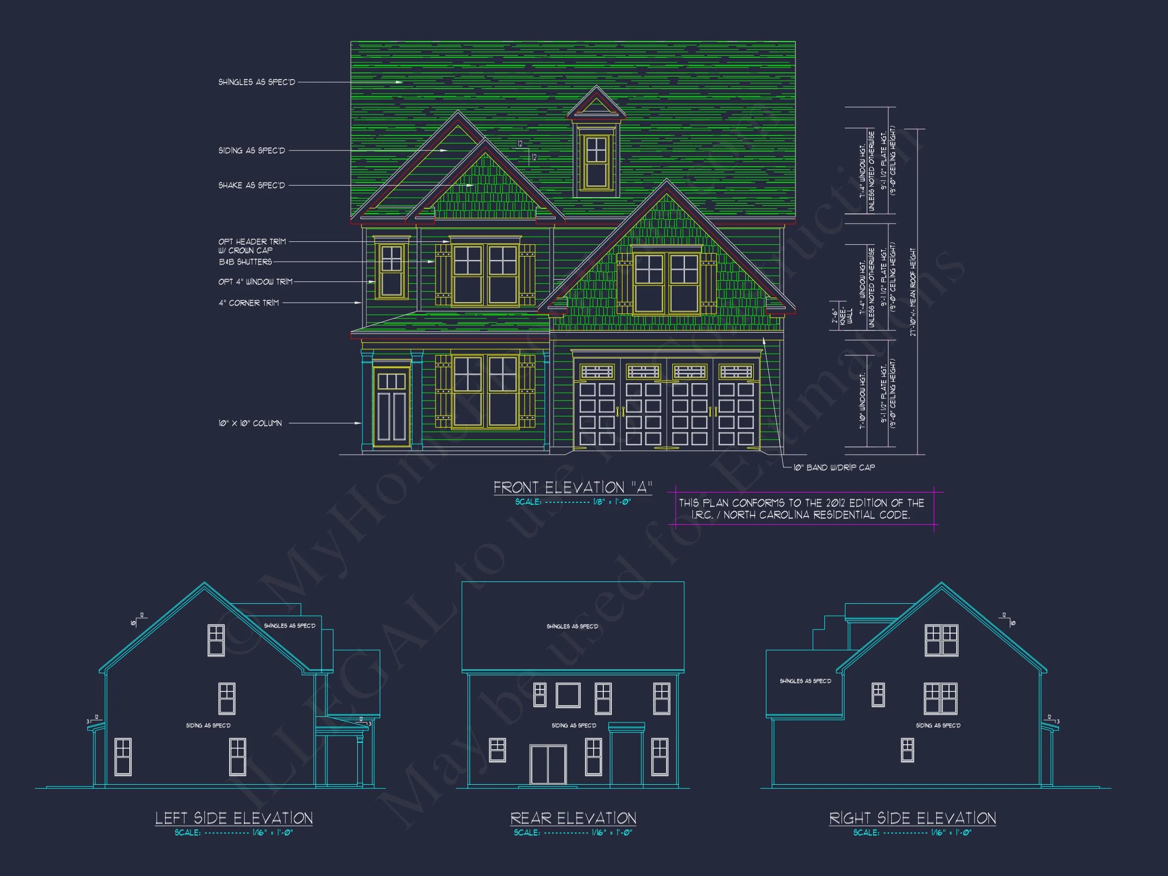 17-1334 HOUSE PLAN - Modern Farmhouse Home Plan - 4-Bed, 3-Bath, 2,650 SF 5 Beautiful house Floor Plan: CAD & Blueprint Designs of Architectural Ownery