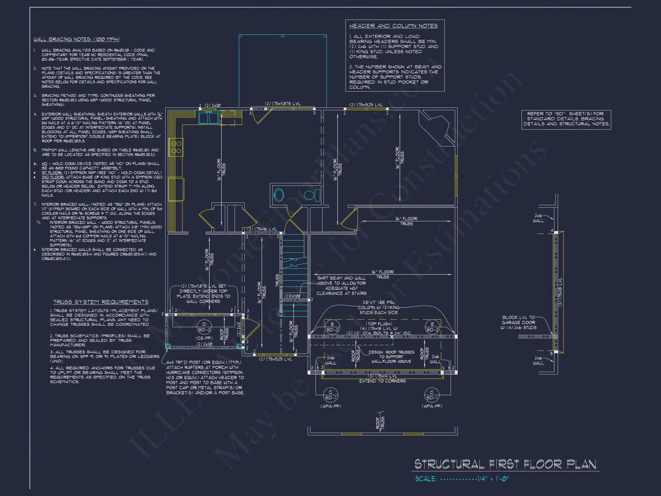 16-1301 HOUSE PLAN - Customizable House Plan with 2-Story Design and CAD Blueprint 9 Customizable house Plan with 2-Story Design and CAD Blueprint