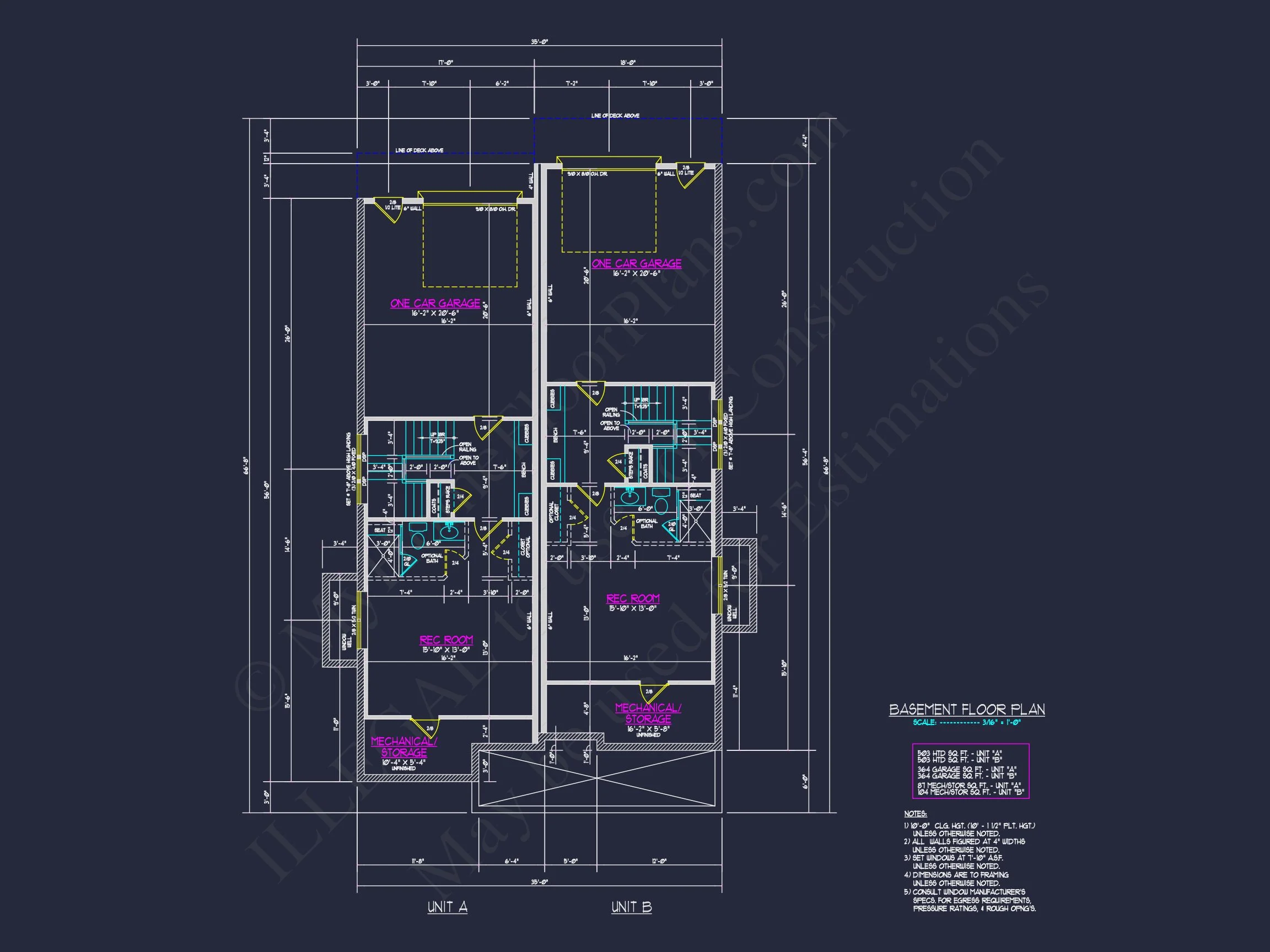 16-1286 DUPLEX PLAN - Modern Farmhouse Home Plan - 4-Bed, 3-Bath, 2,450 SF 11 Stunning Duplex house Plan: Detailed Floor Plan and CAD Designs