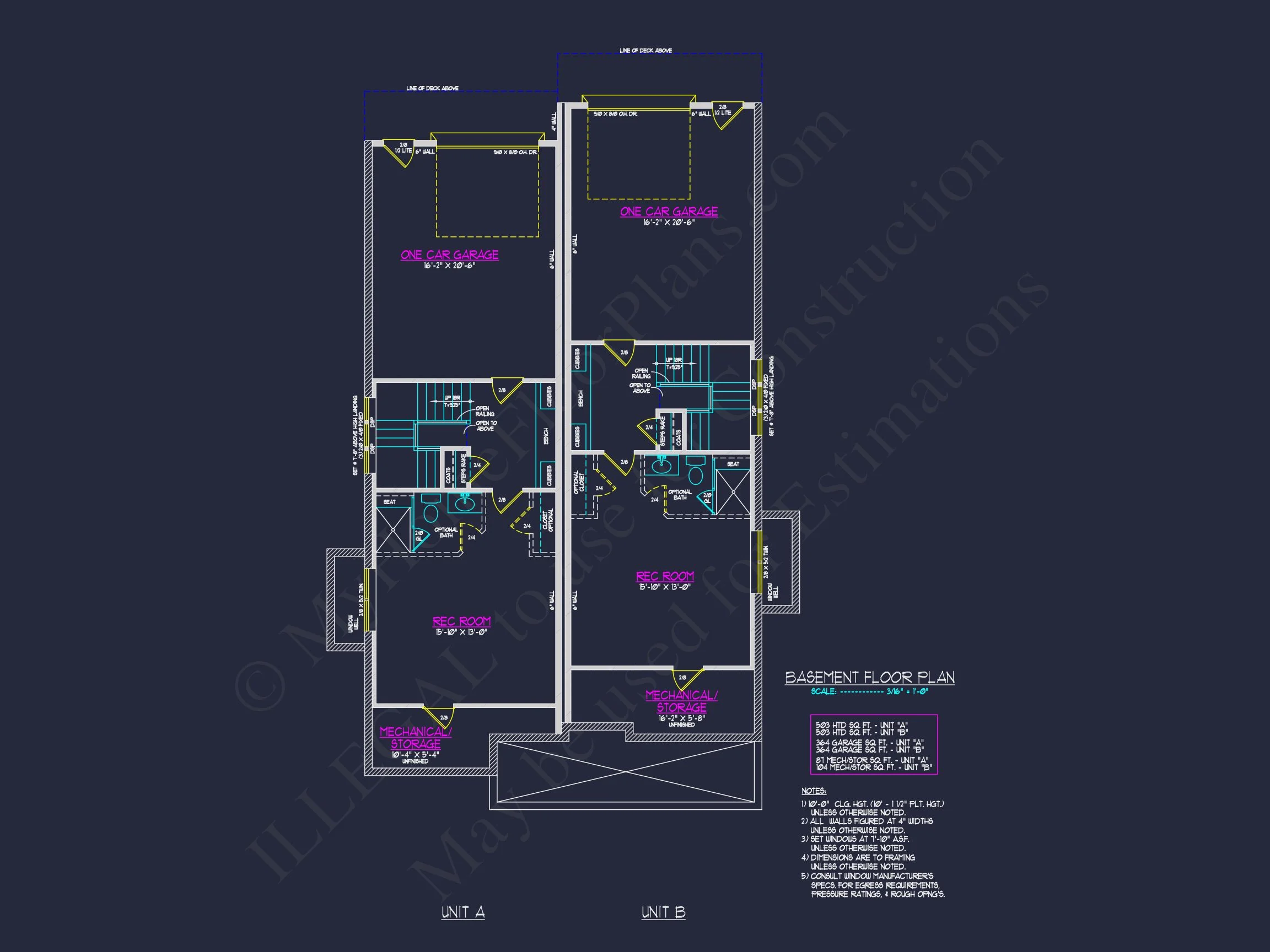 16-1286 DUPLEX PLAN - Modern Farmhouse Home Plan - 4-Bed, 3-Bath, 2,450 SF 7 Stunning Duplex house Plan: Detailed Floor Plan and CAD Designs
