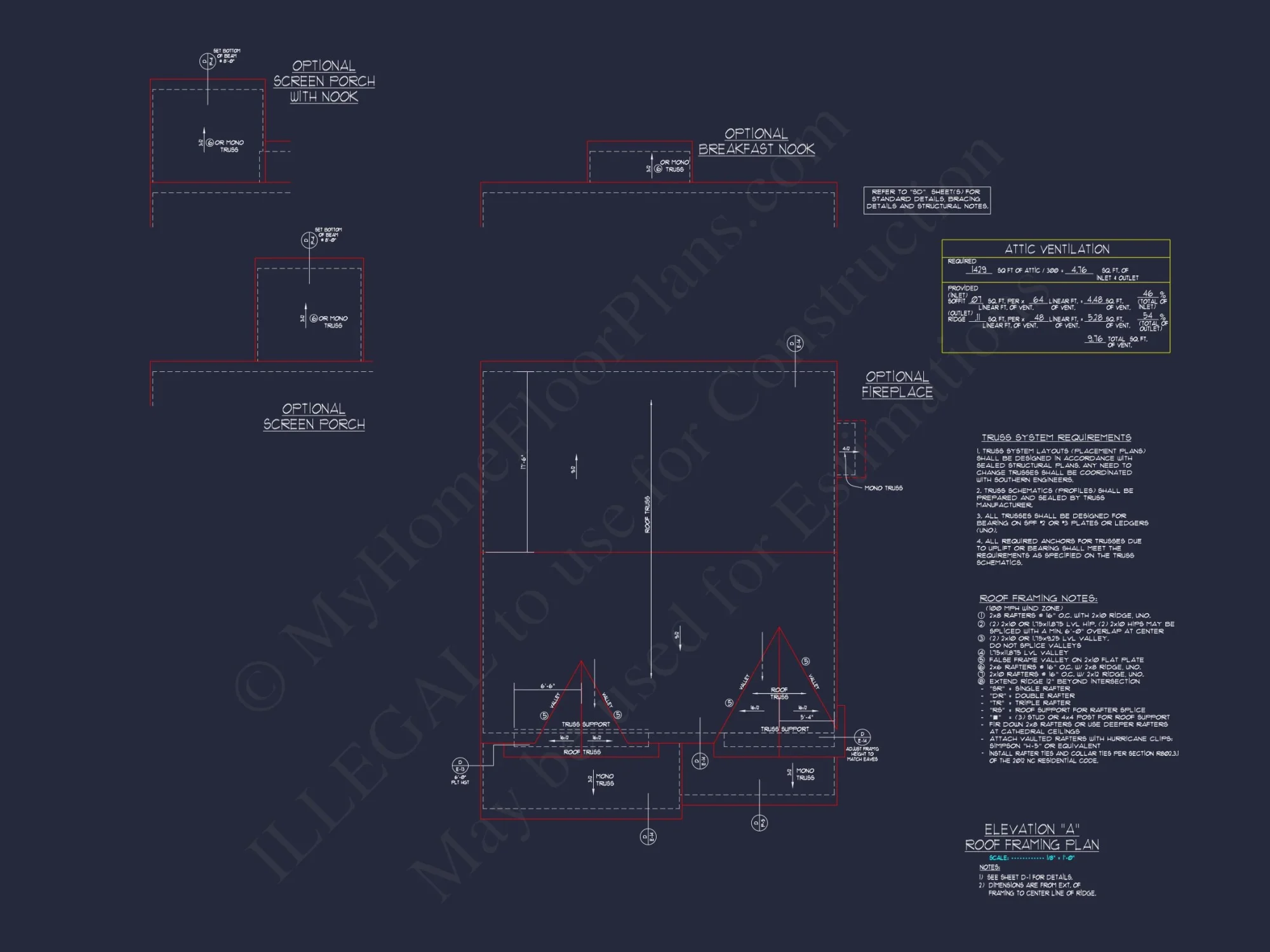 Traditional 2-Story house Plan with CAD Blueprints & Designs