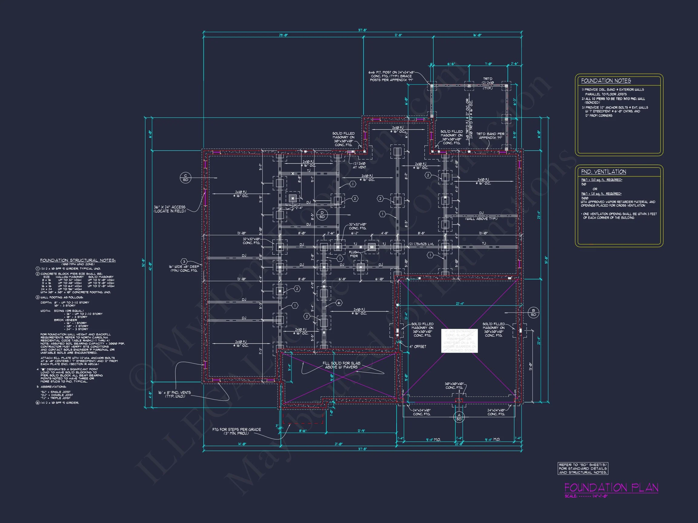 15-1786 HOUSE PLAN - Shingle Style Home Plan - 4-Bed, 3-Bath, 2,850 SF 9 Stunning house Floor Plan: Architectural CAD & Designs