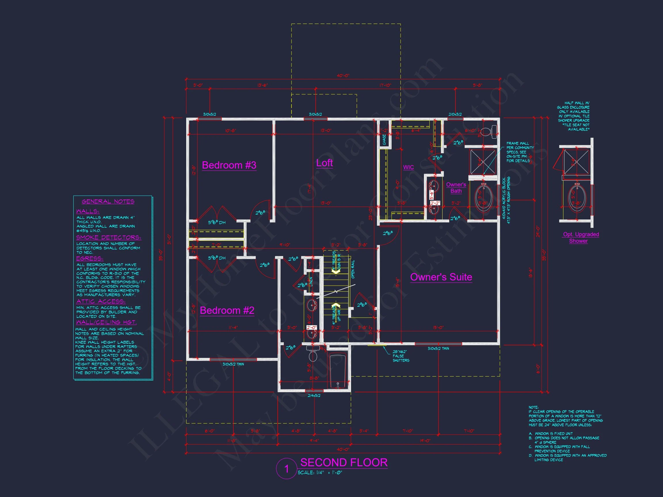 15-1525 HOUSE PLAN - Traditional Colonial Home Plan - 4-Bed, 3-Bath, 2,650 SF 11 CAD Designs