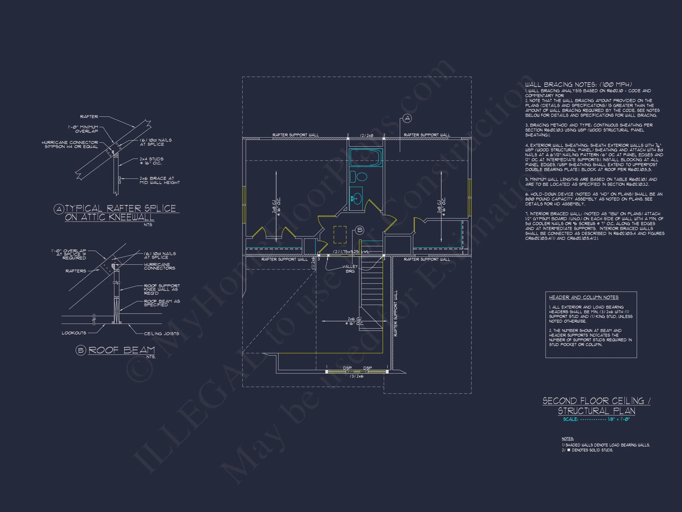 14-2045 HOUSE PLAN - Modern Farmhouse Home Plan - 3-Bed, 2-Bath, 1,650 SF 11 2-Story Craftsman house Plan with Open Floor Blueprint Designs
