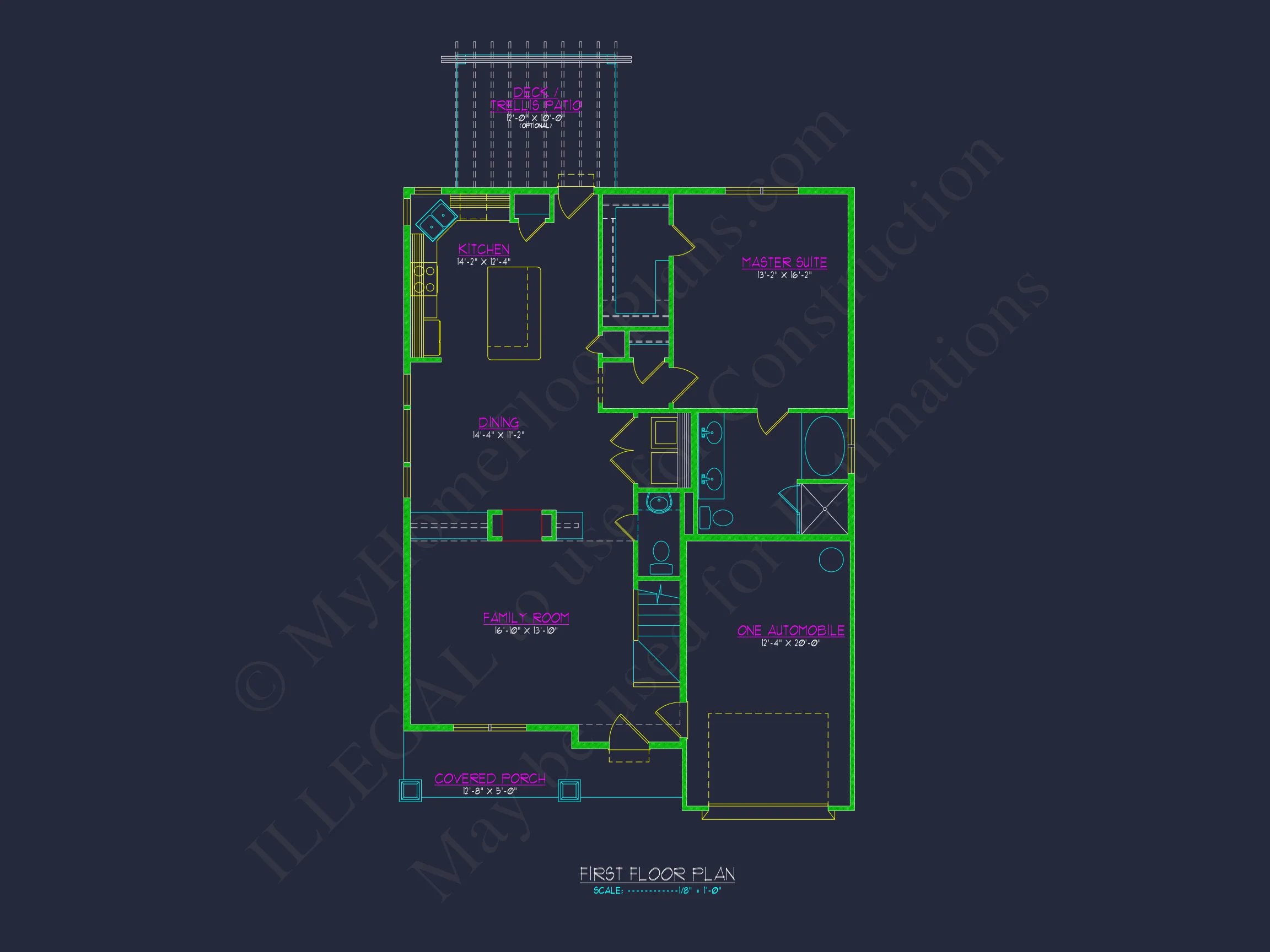 14-2045 HOUSE PLAN - Modern Farmhouse Home Plan - 3-Bed, 2-Bath, 1,650 SF 5 2-Story Craftsman house Plan with Open Floor Blueprint Designs