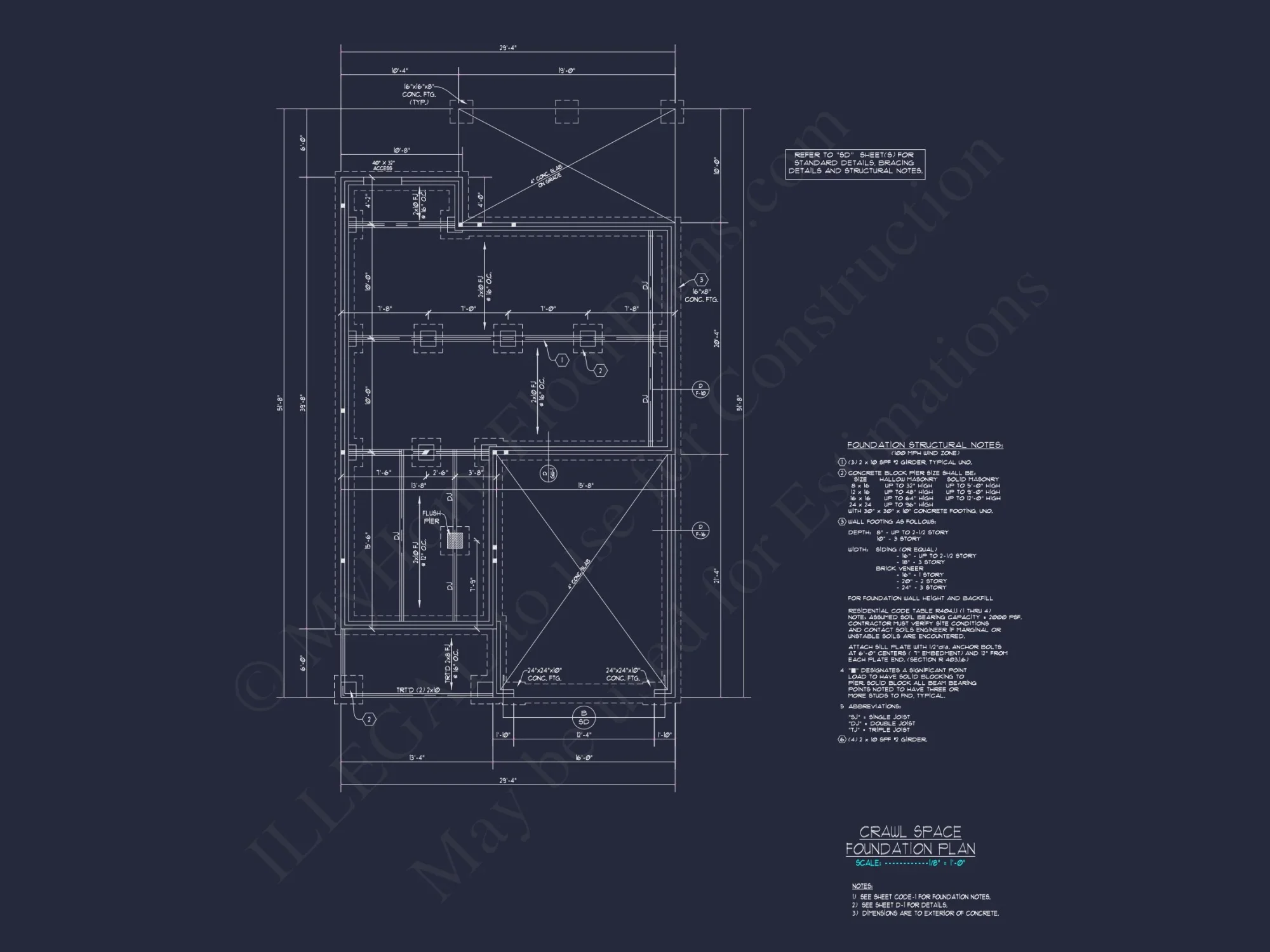 Beautiful 2-Story house Plan with Open Floor and CAD Blueprint