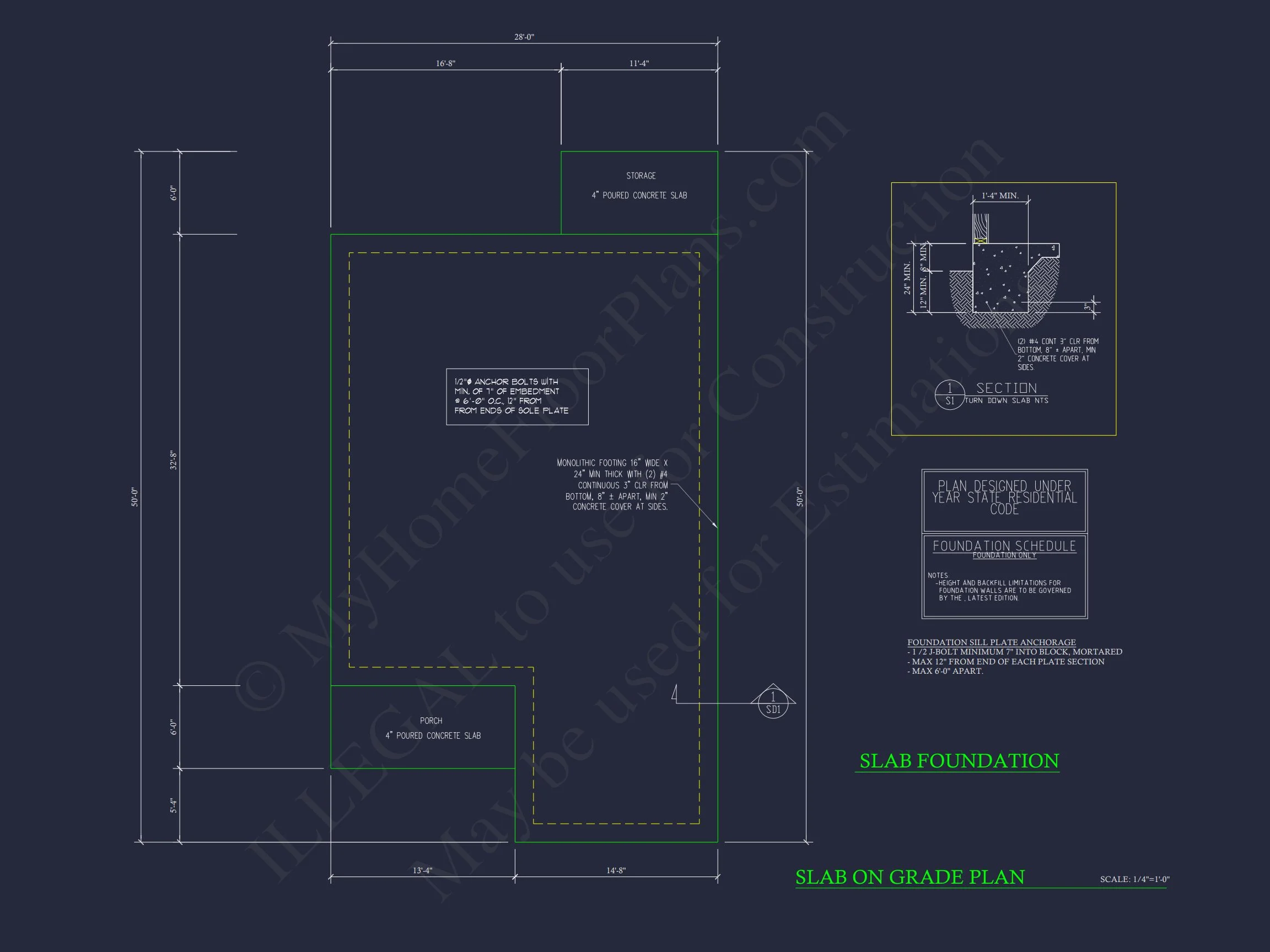 14-1107 HOUSE PLAN - Compact Single-Family House Plan with Blueprint Designs in CAD 4 Compact Single-Family house Plan with Blueprint Designs in CAD