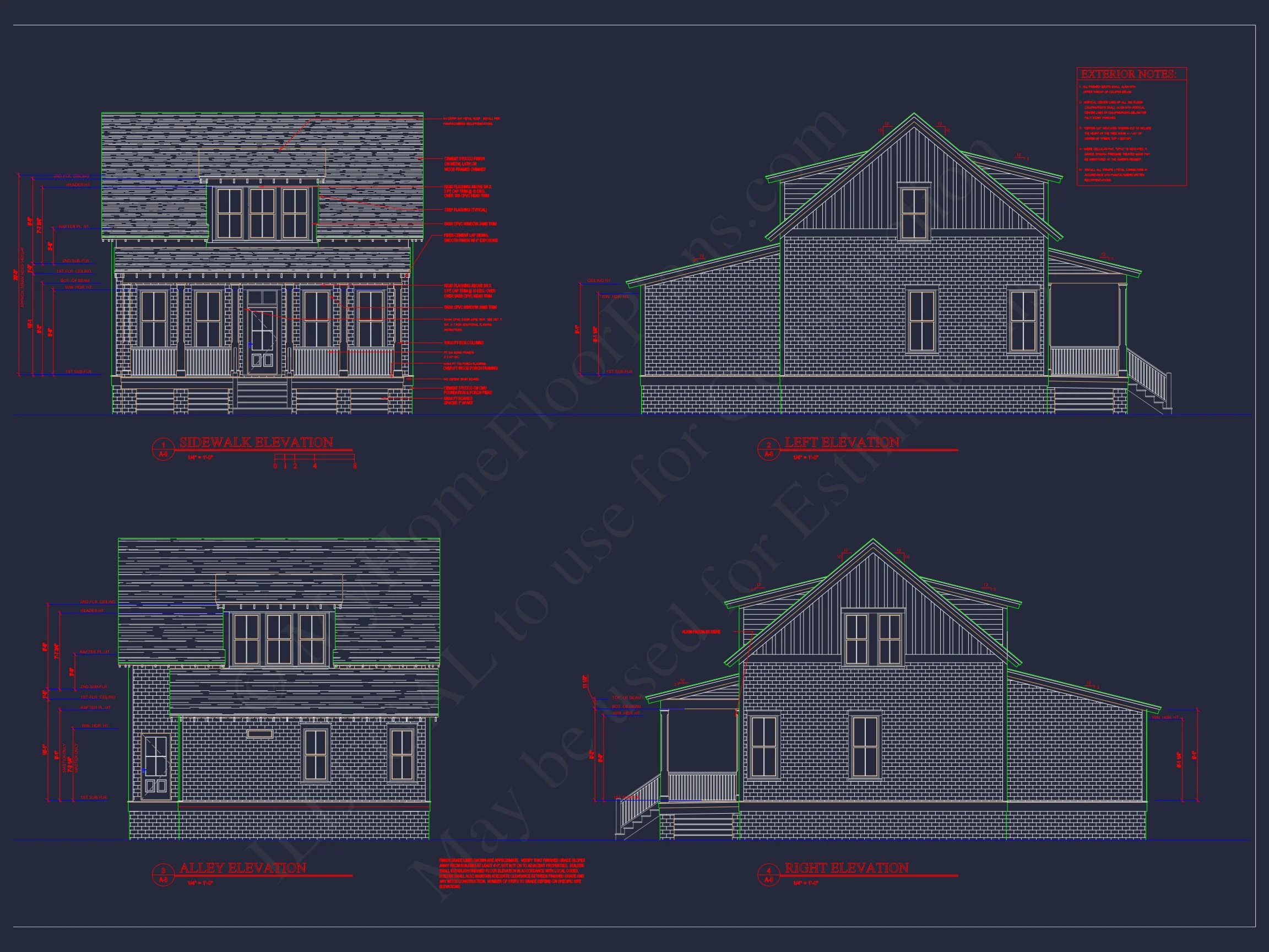 13-1701 HOUSE PLAN - Modern Farmhouse Plan - 3-Bed, 2.5-Bath, 2,150 SF 2 Modern Craftsman house Plan: 1.5 Story Floor Plan Designs