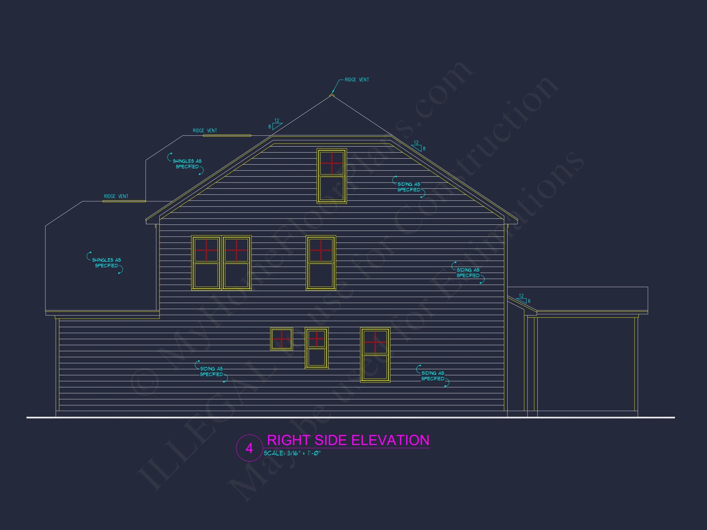 13-1560 HOUSE PLAN - Traditional Home Plan - 4-Bed, 2.5-Bath, 2,293 SF 5 Versatile house Plan with CAD Designs