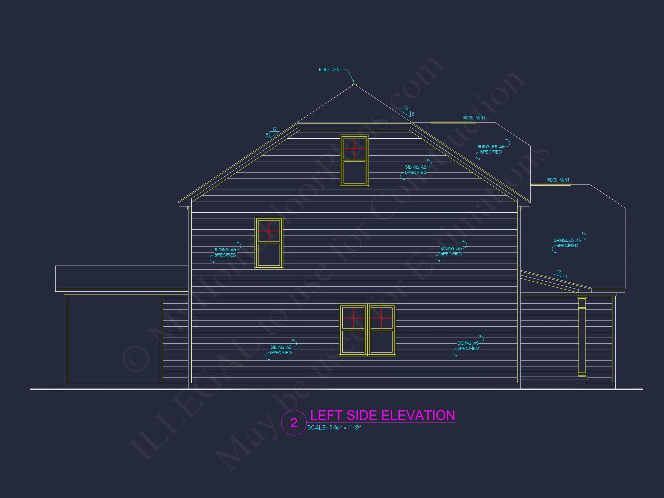 13-1560 HOUSE PLAN - Traditional Home Plan - 4-Bed, 2.5-Bath, 2,293 SF 3 Versatile house Plan with CAD Designs