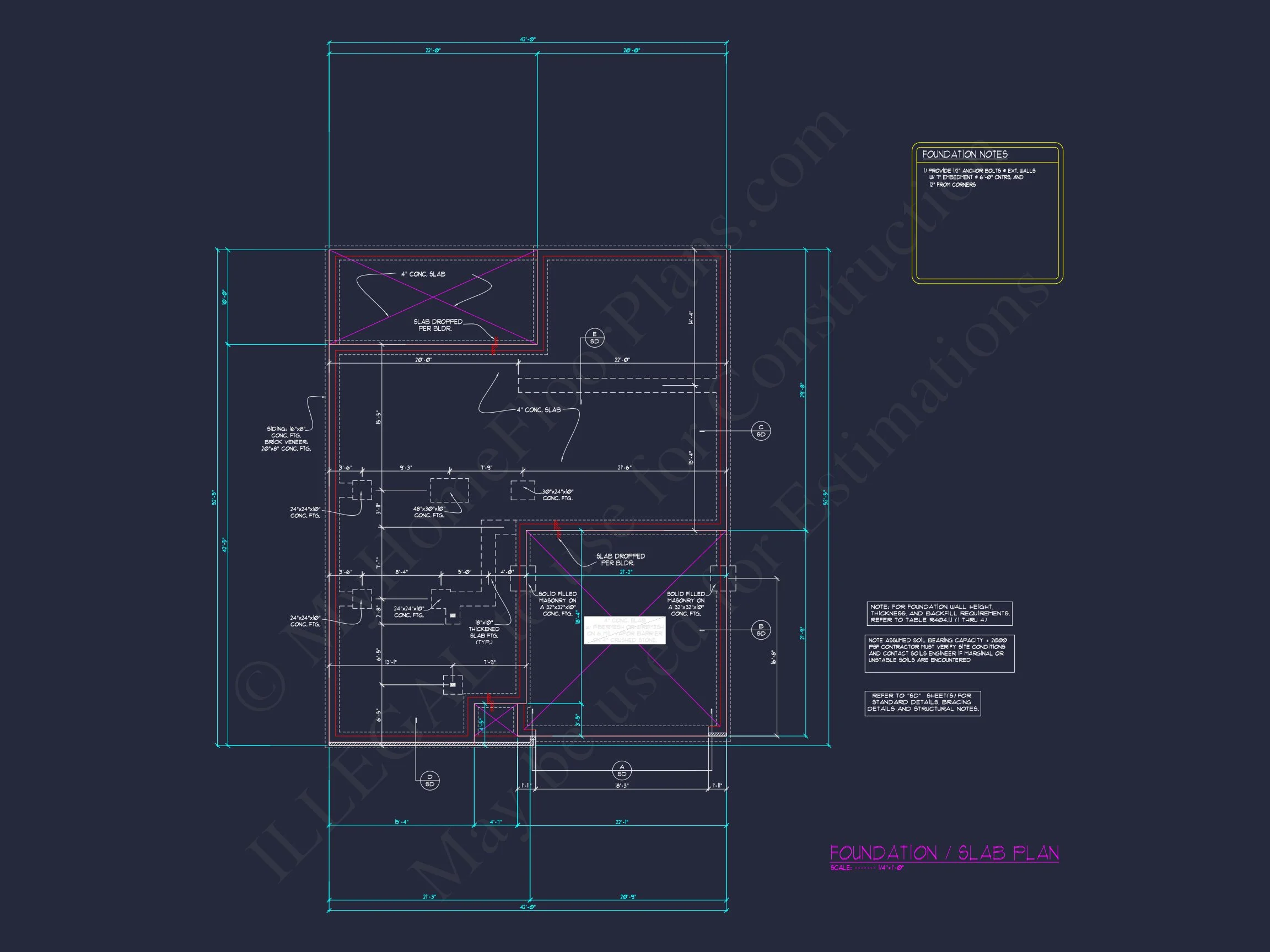 13-1401 MAPLE HOUSE PLAN - Traditional Home Plan - 3-Bed, 2-Bath, 2,315 SF 8 Floor Plan, CAD Blueprint for Builders