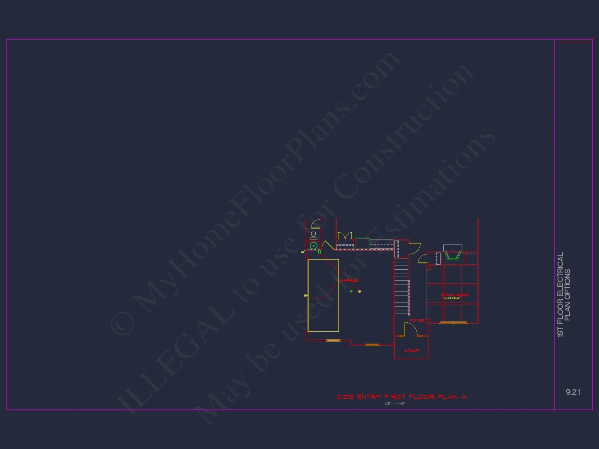Elegant house Plan with CAD Blueprint and Modern Designs