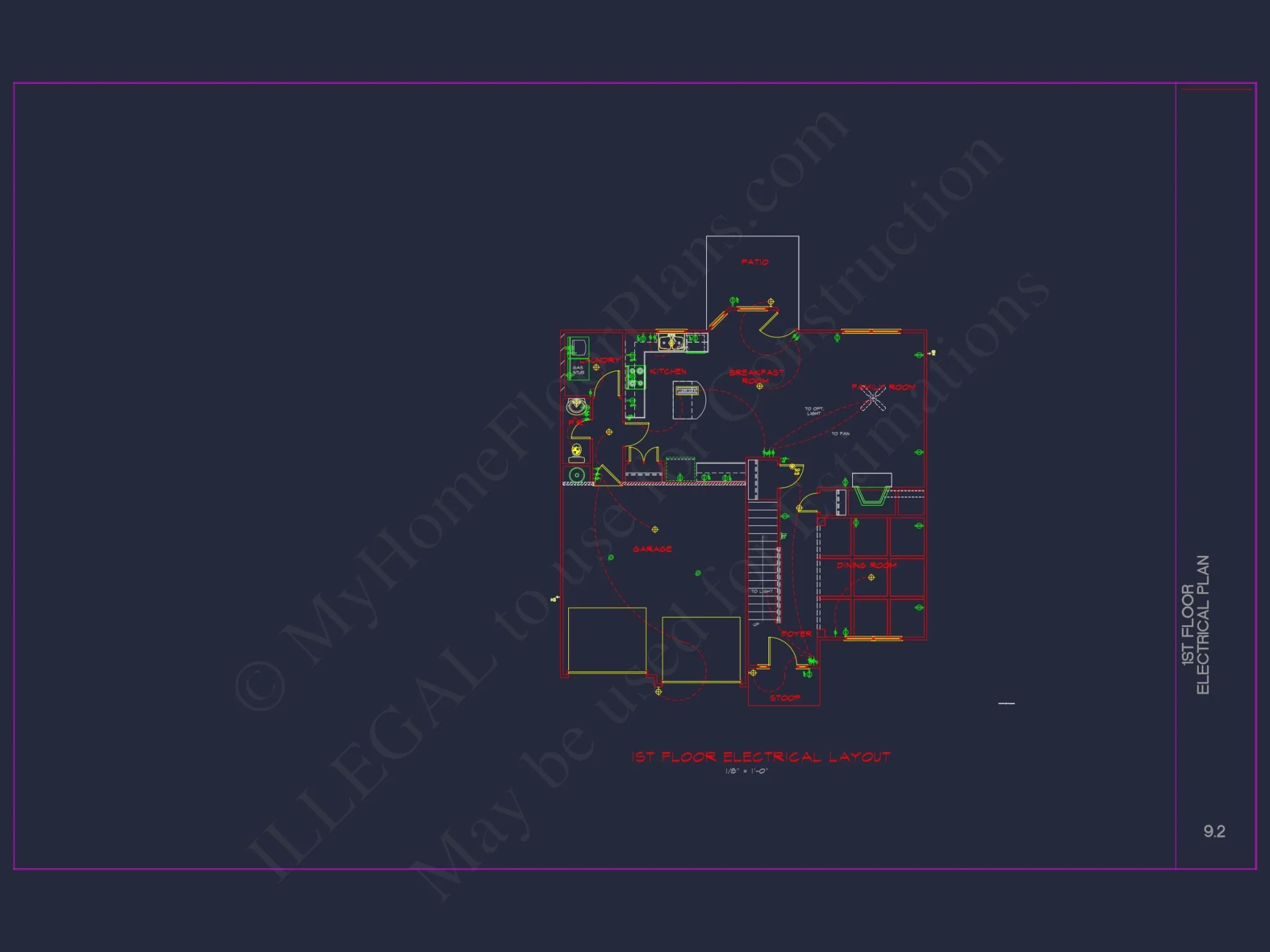 Elegant house Plan with CAD Blueprint and Modern Designs