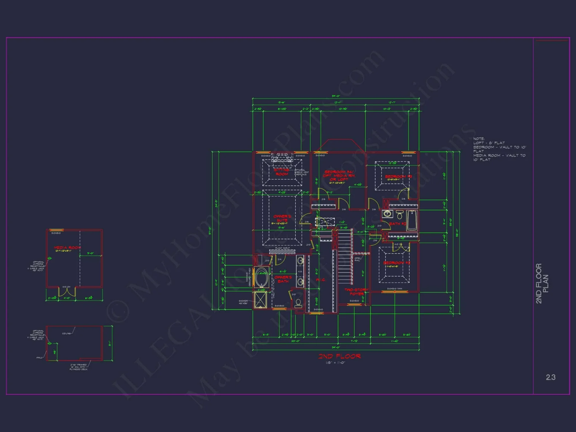 Elegant house Plan with CAD Blueprint and Modern Designs