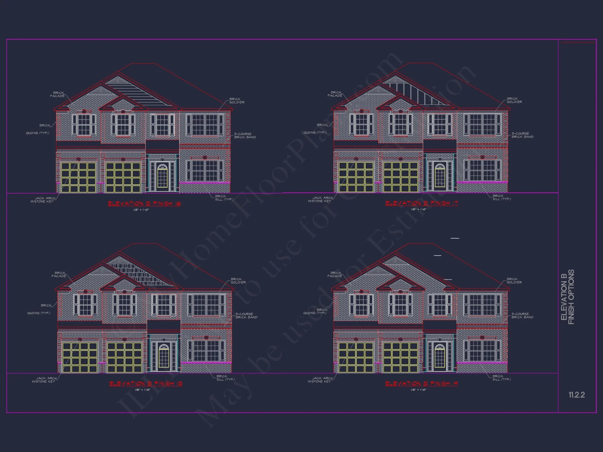 Elegant house Plan with CAD Blueprint and Modern Designs