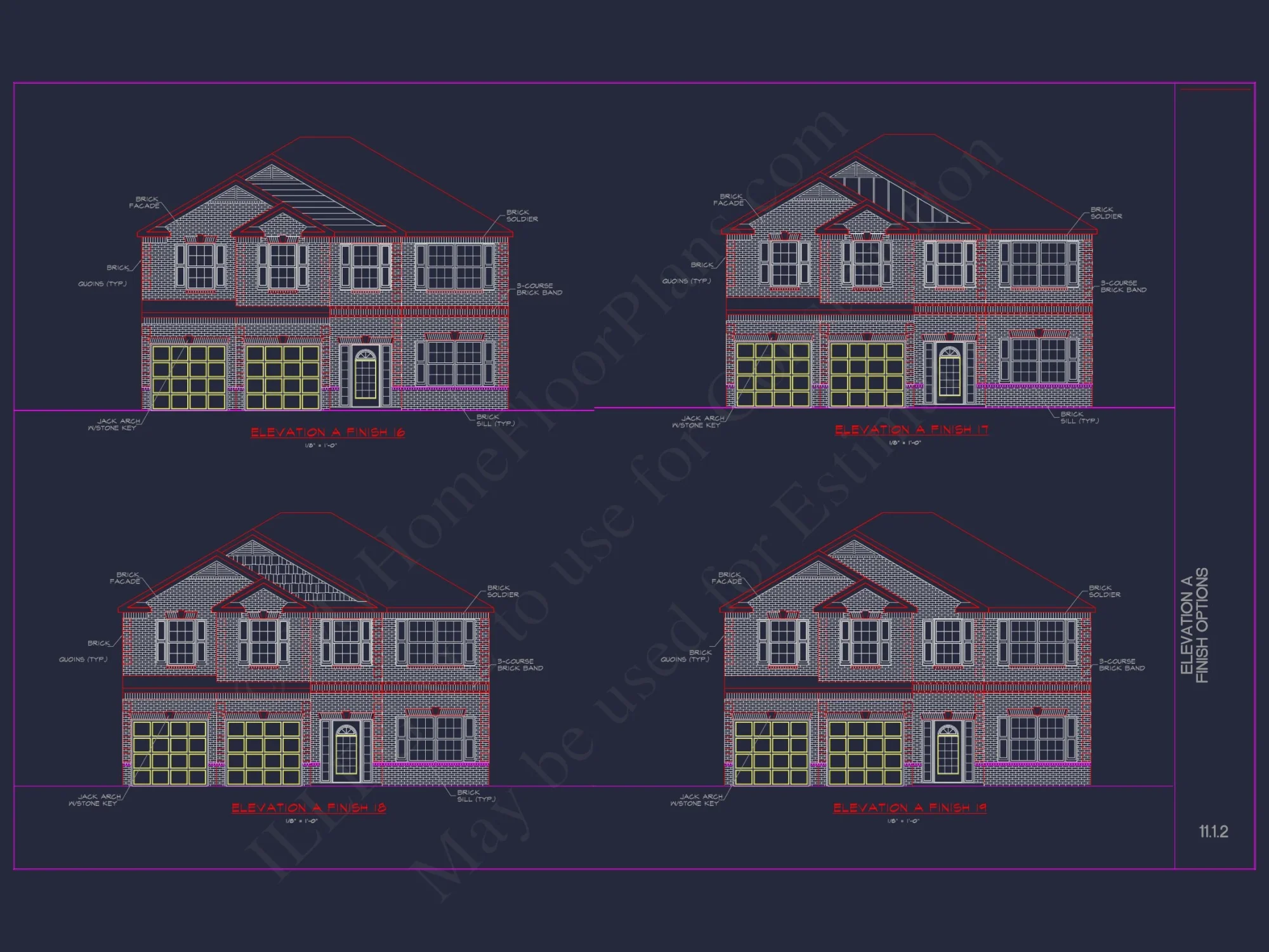 Elegant house Plan with CAD Blueprint and Modern Designs