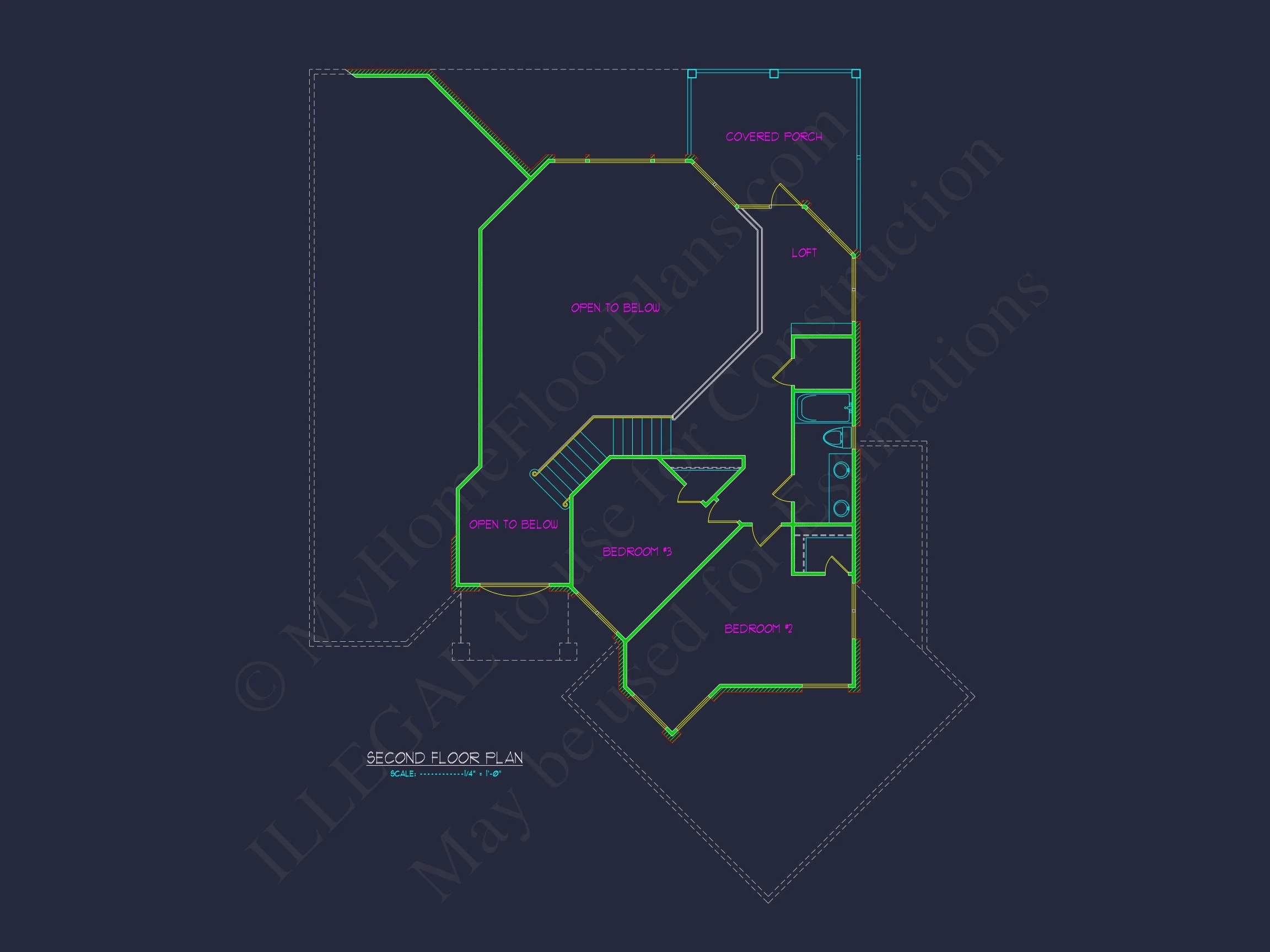 Traditional Brick Home Plan - 3-Bed, 2-Bath, 2,450 SF 6 Elegant house Floor Plan with CAD Blueprint & Modern Designs