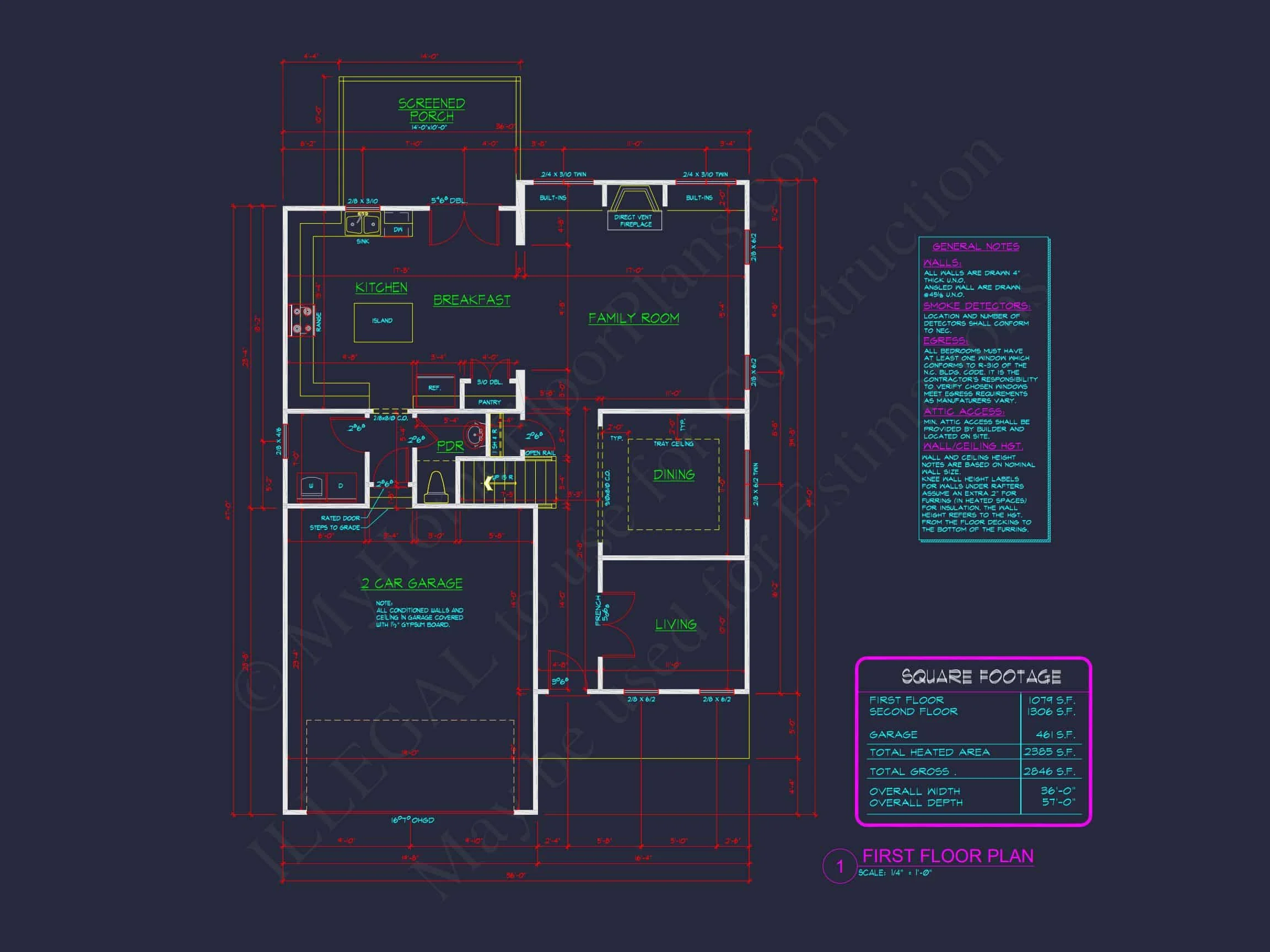11-1750 HOUSE PLAN - Traditional Farmhouse Plan - 3-Bed, 2.5-Bath, 2,250 SF 9 Elegant Craftsman house Plan with Floor Plans & CAD Designs