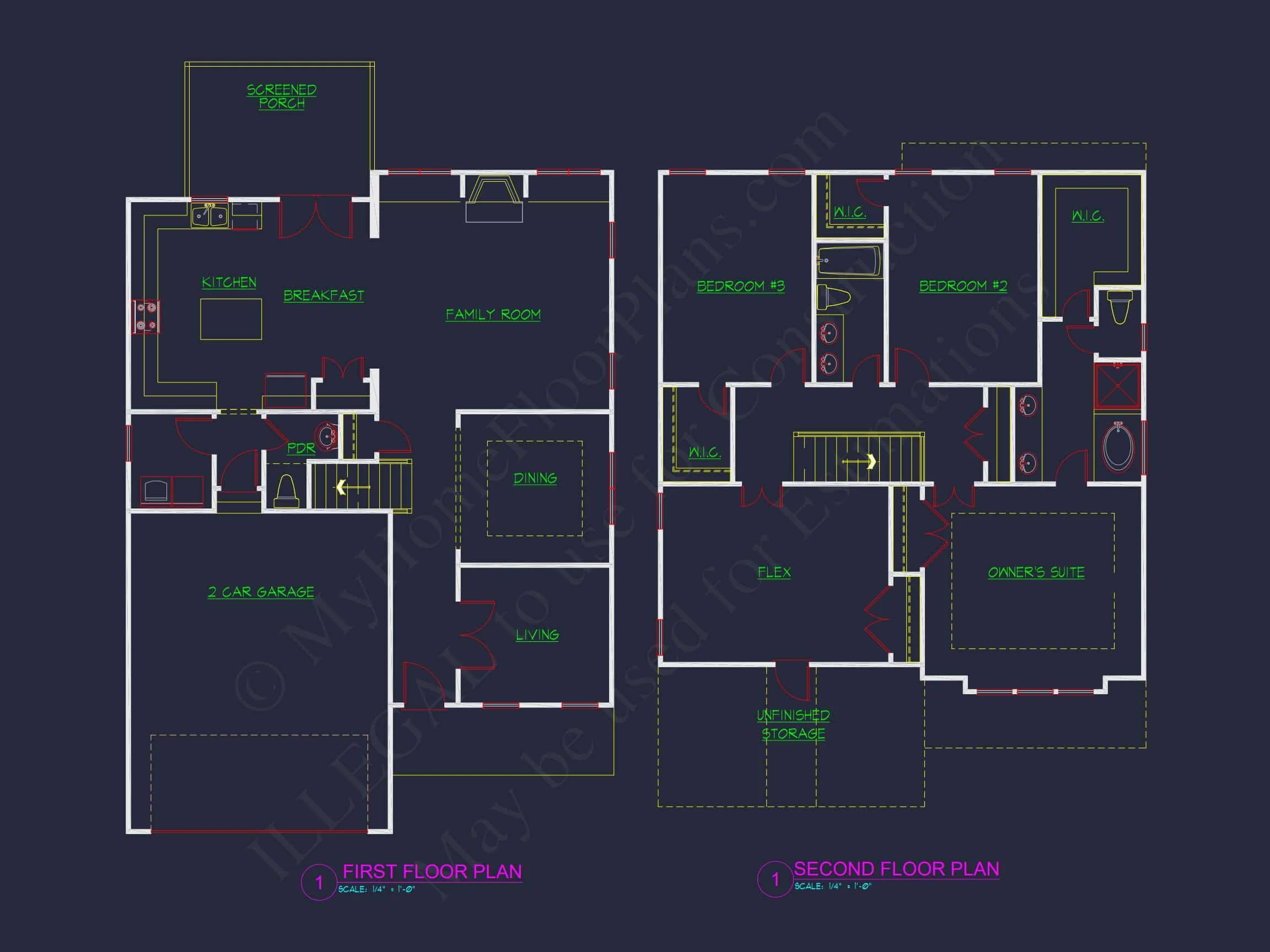 11-1750 HOUSE PLAN - Traditional Farmhouse Plan - 3-Bed, 2.5-Bath, 2,250 SF 8 Elegant Craftsman house Plan with Floor Plans & CAD Designs