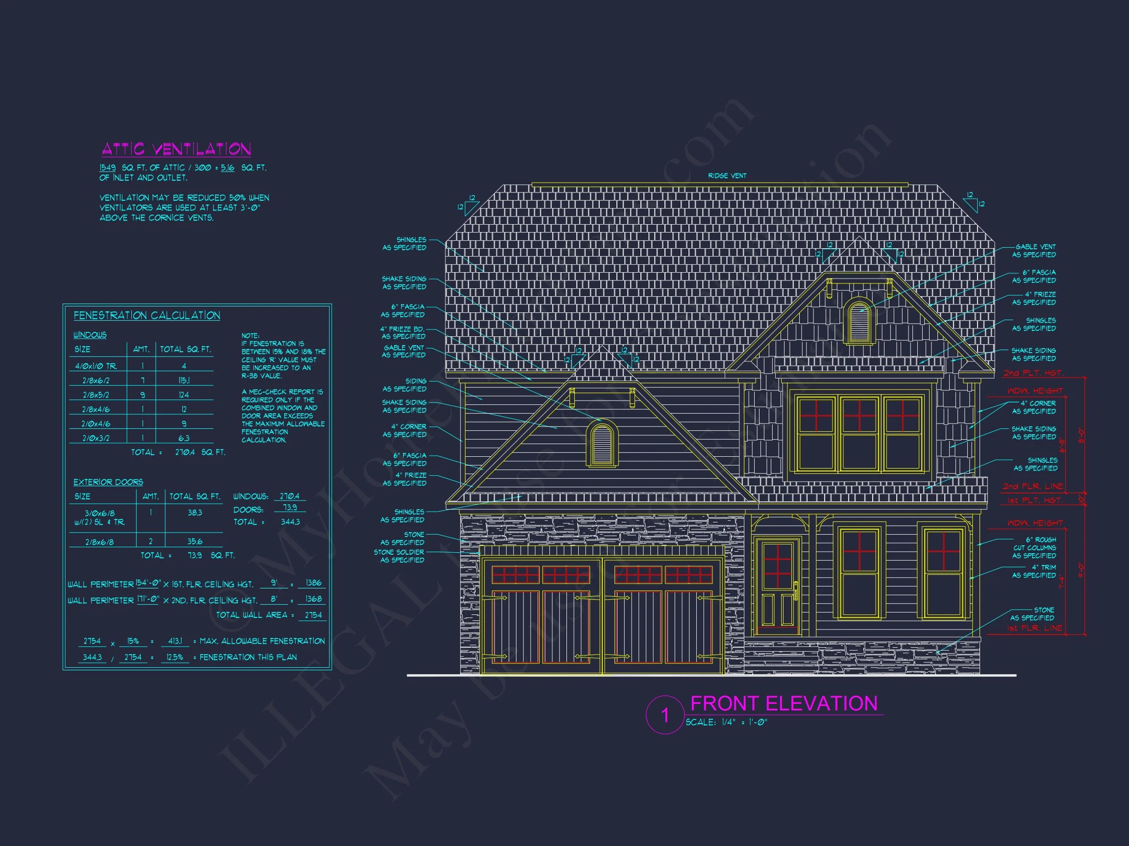 11-1750 HOUSE PLAN - Traditional Farmhouse Plan - 3-Bed, 2.5-Bath, 2,250 SF 4 Elegant Craftsman house Plan with Floor Plans & CAD Designs