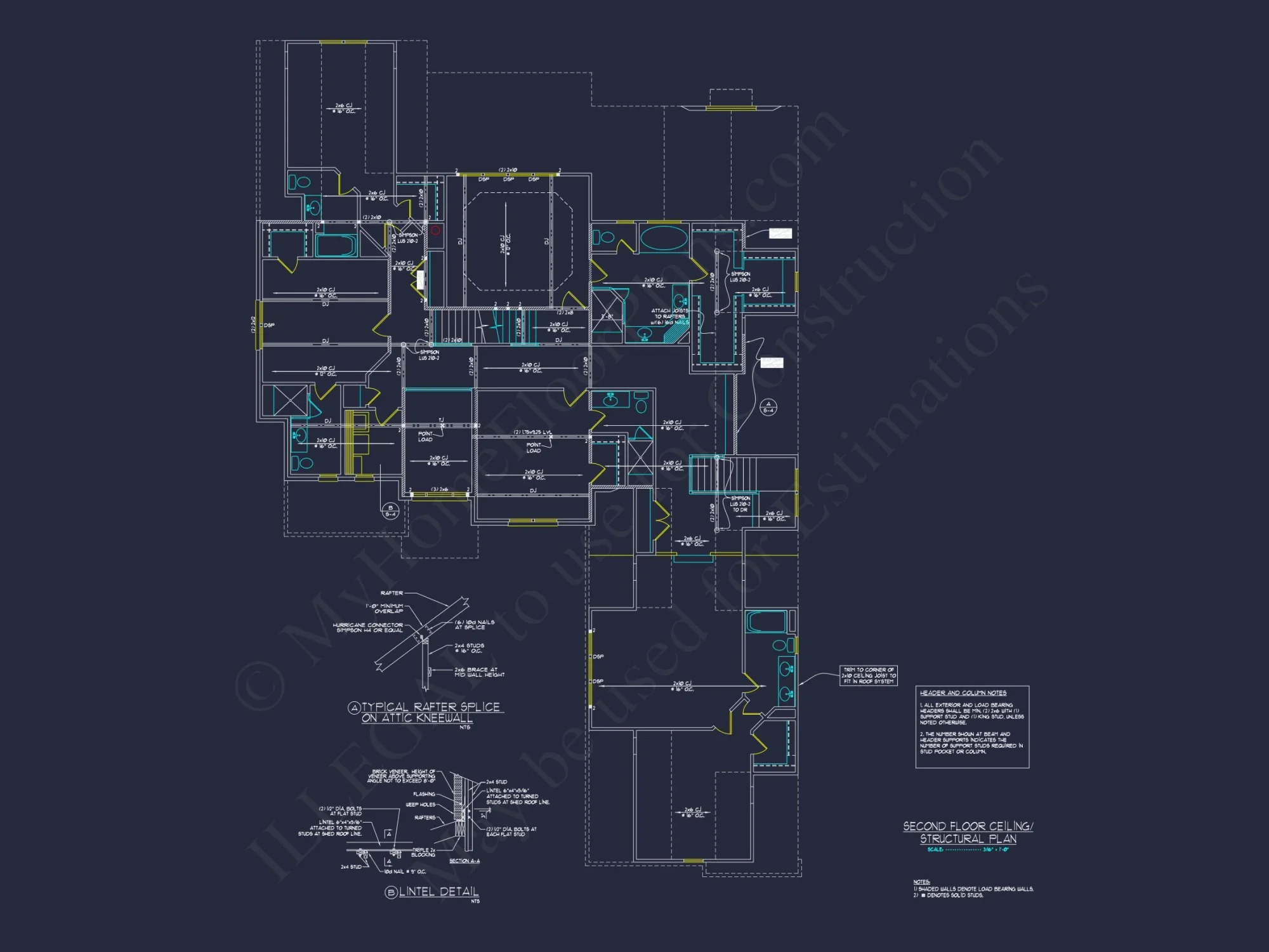 Luxury house Plan with CAD Floor Plans & Architectural Designs