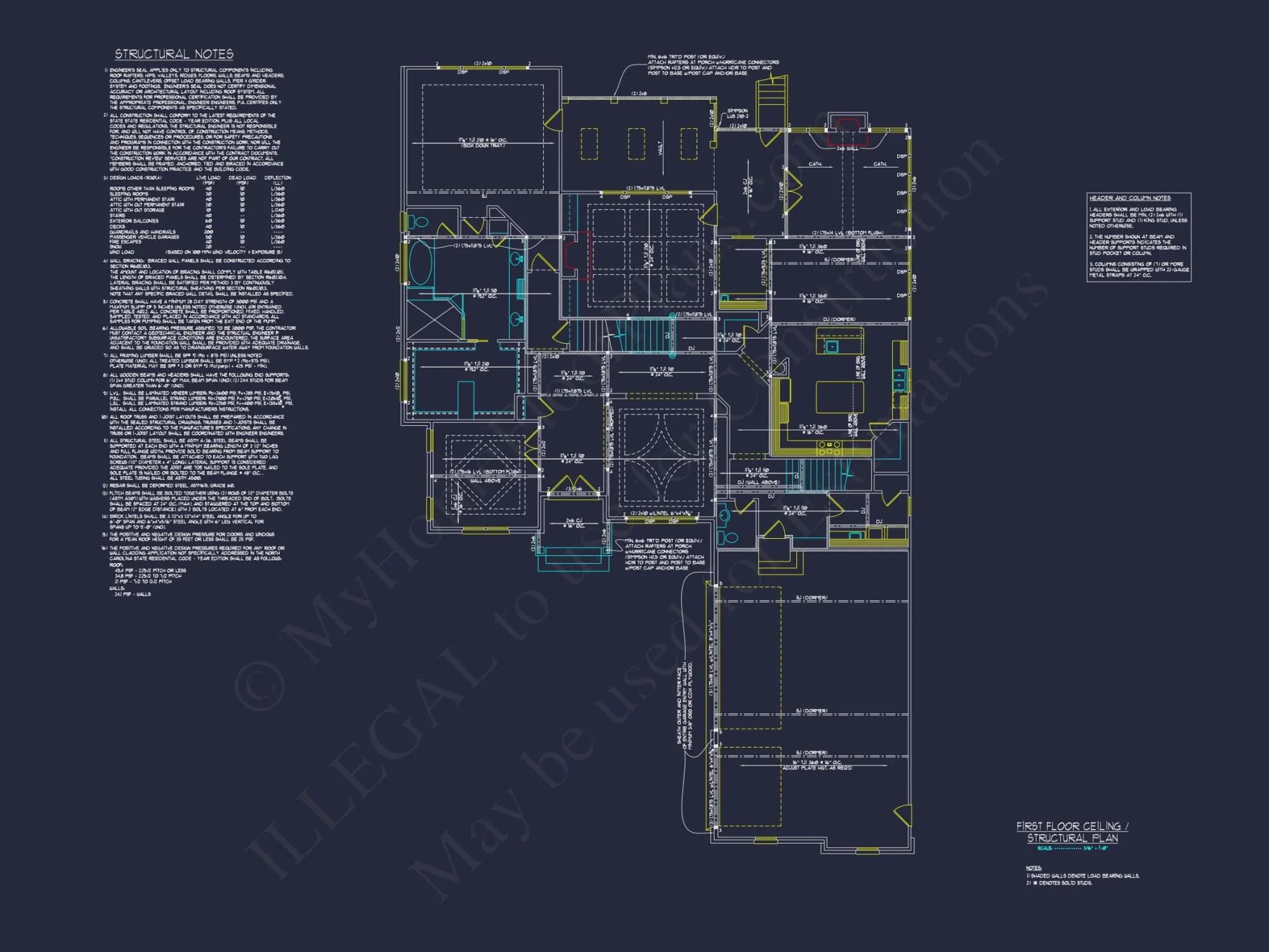 Luxury house Plan with CAD Floor Plans & Architectural Designs