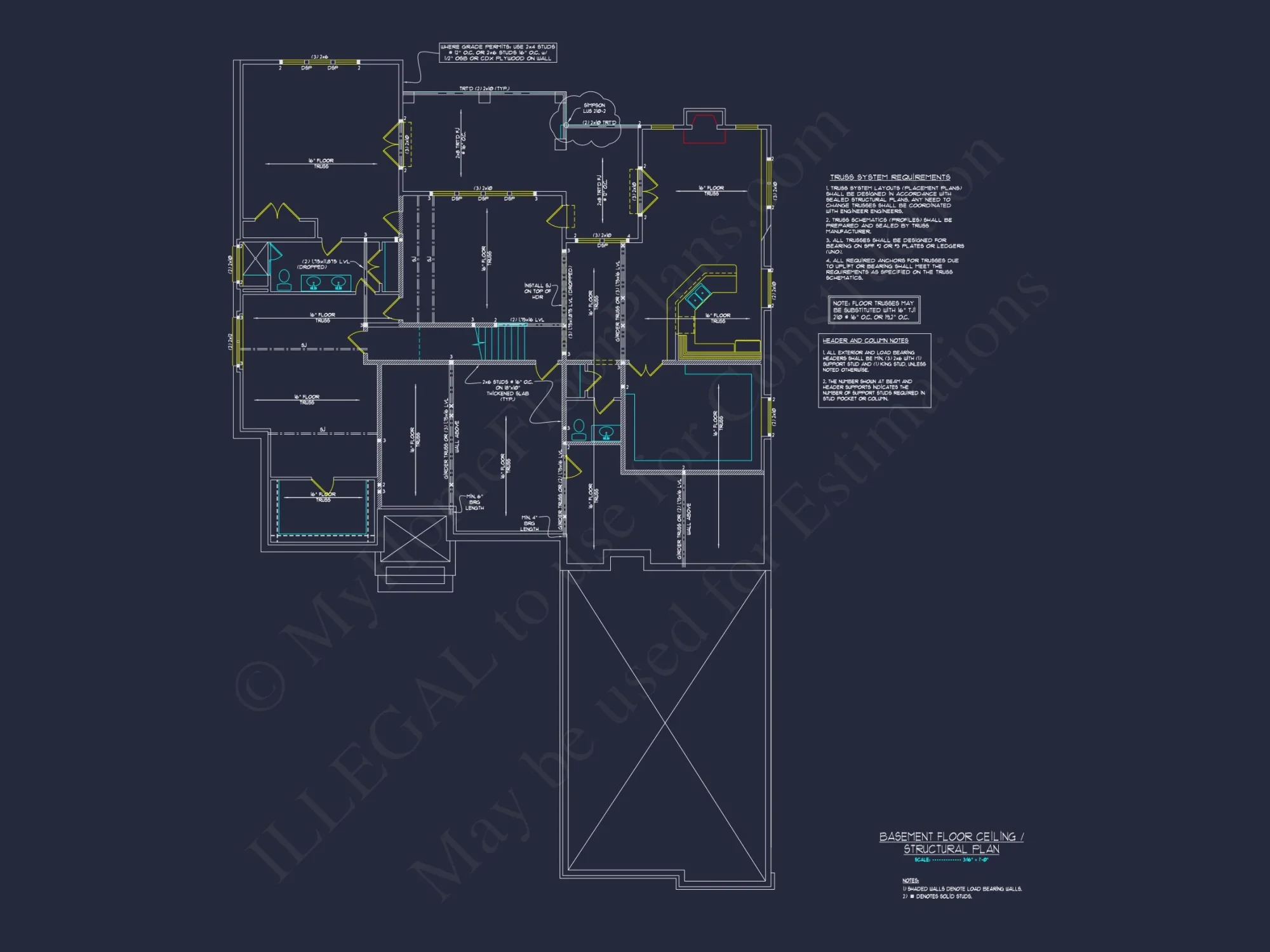 Luxury house Plan with CAD Floor Plans & Architectural Designs
