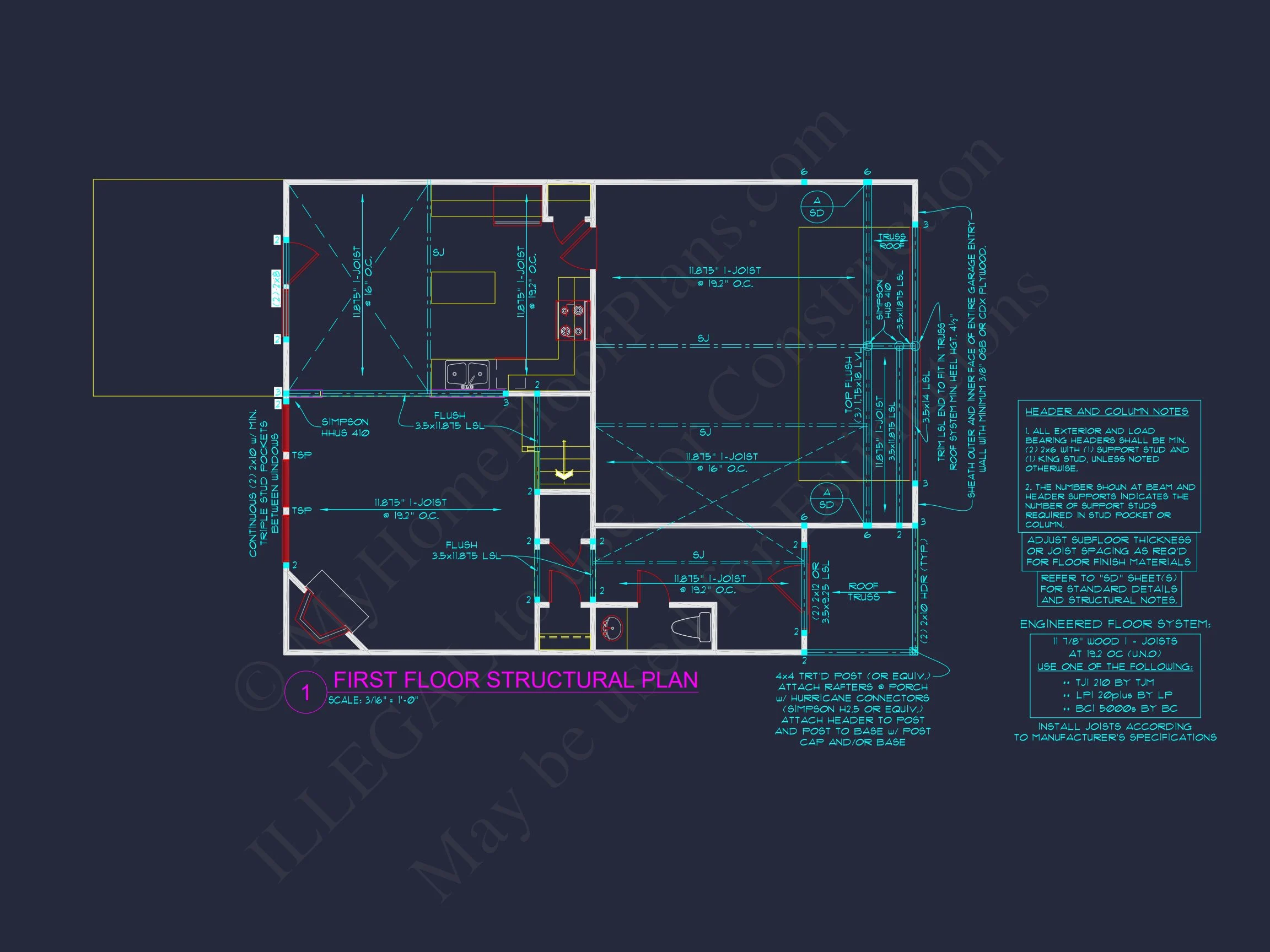 11-1411 HOUSE PLAN -Traditional Colonial Home Plan - 3-Bed, 2.5-Bath, 2,200 SF 9 house Plan with 2 Floors, 3 Bedrooms & Bonus Room Designs