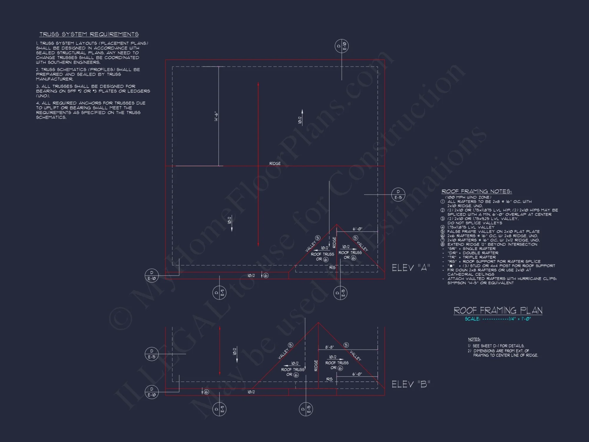 Efficient 3-Bedroom house Plan with CAD Blueprint Designs