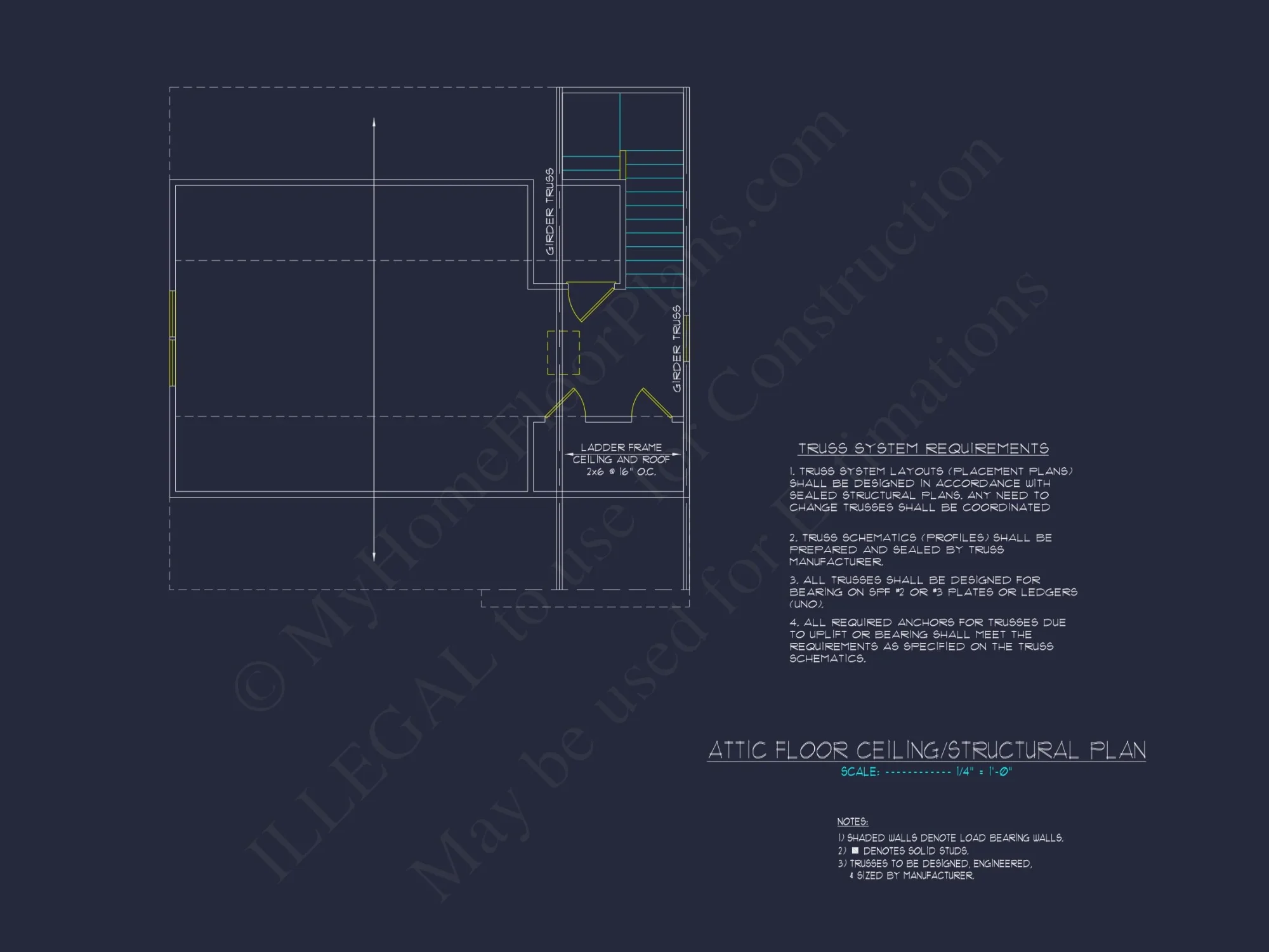 Efficient 3-Bedroom house Plan with CAD Blueprint Designs