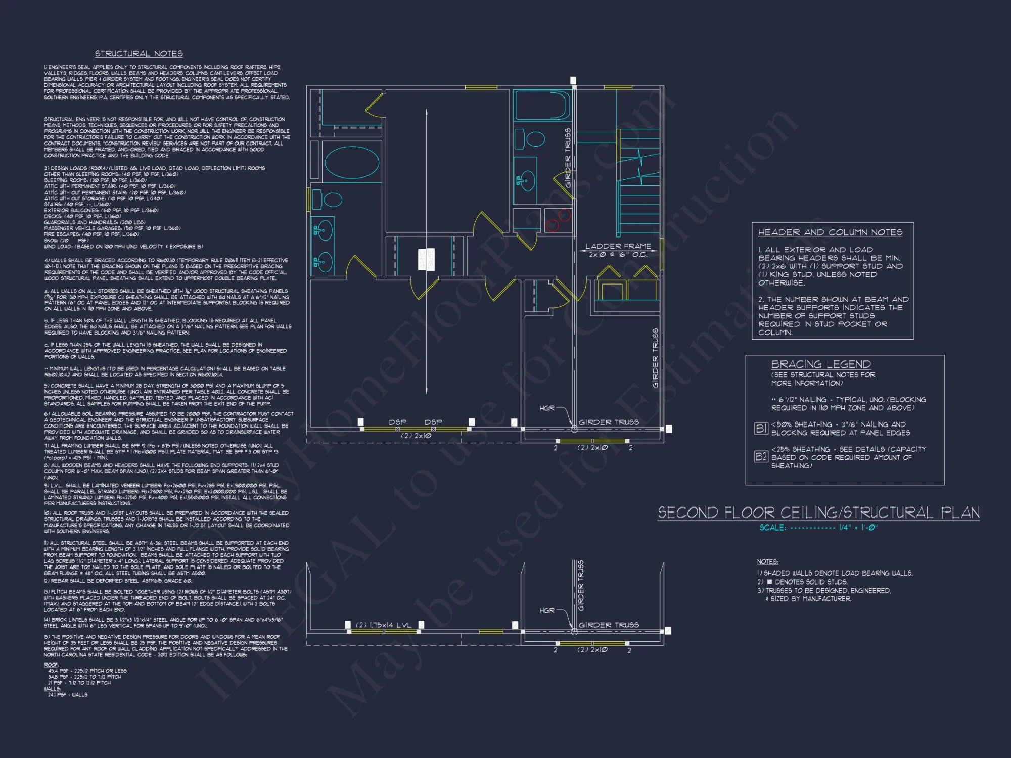 Efficient 3-Bedroom house Plan with CAD Blueprint Designs