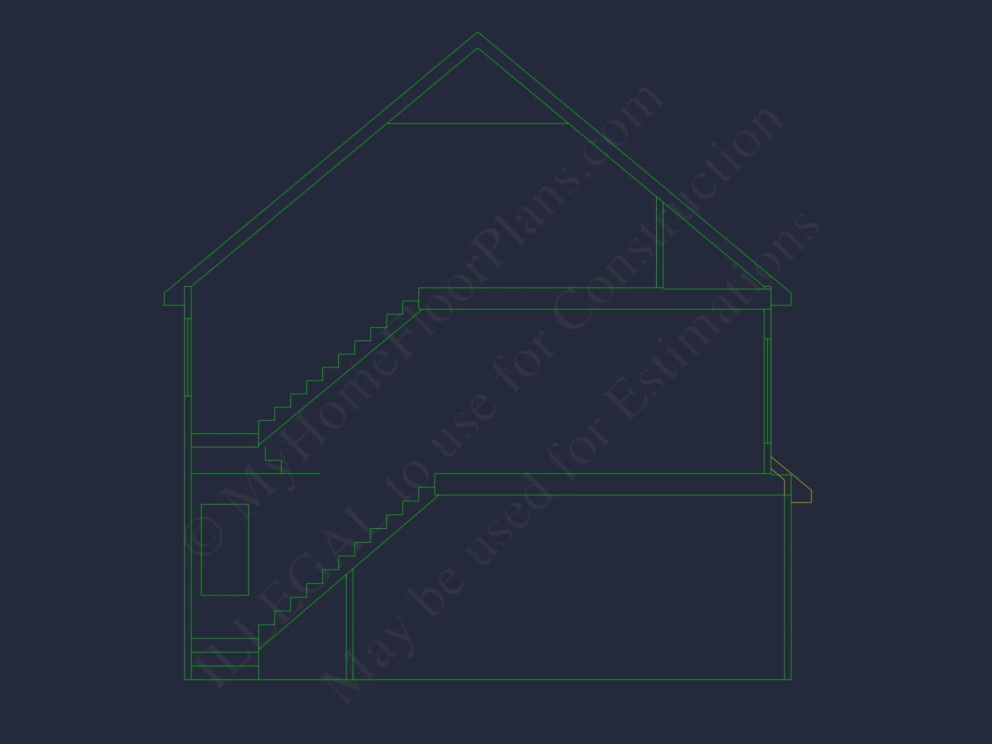 Efficient 3-Bedroom house Plan with CAD Blueprint Designs
