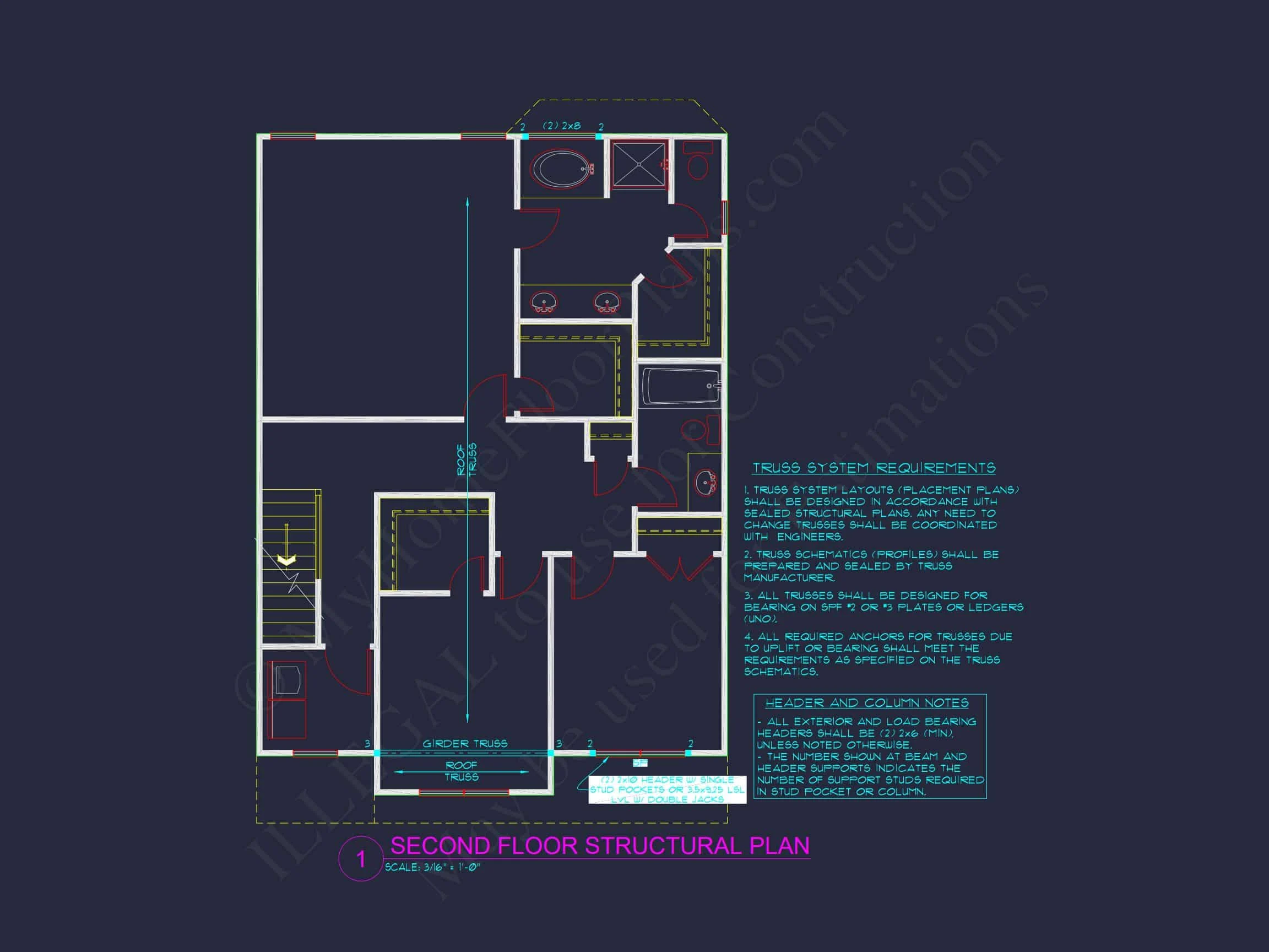 11-1077 HOUSE PLAN -Traditional Colonial Home Plan - 3-Bed, 2.5-Bath, 1,782 SF 10 Elegant house Design with CAD Floor Plans & Classic Blueprint