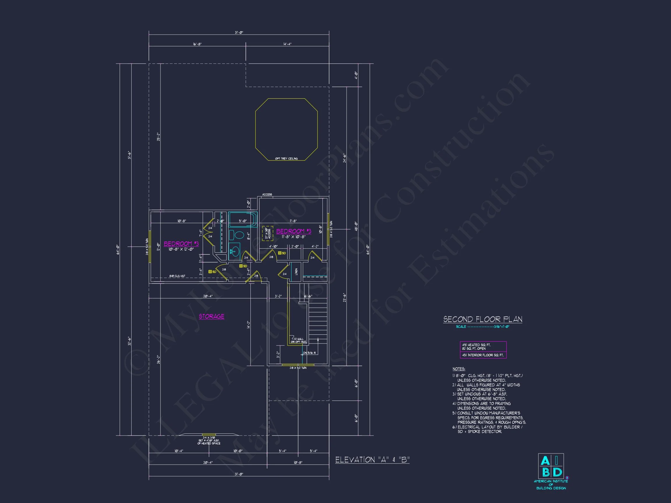 11-1061 HOUSE PLAN - Traditional Home Plan - 3-Bed, 2.5-Bath, 1,950 SF 15 Stylish house Plan: 3-Bedroom CAD Floor Designs & Blueprint