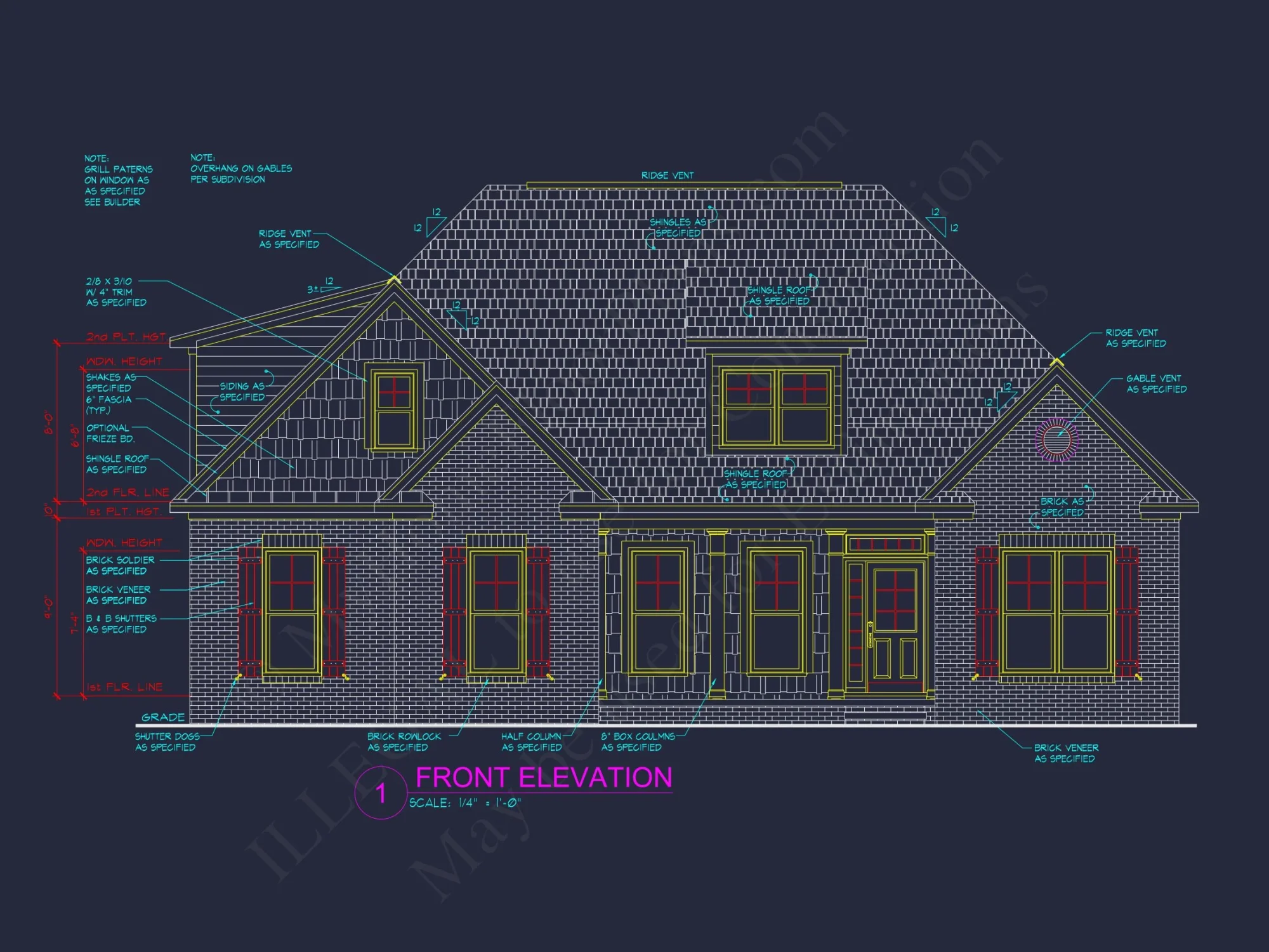 Beautiful house Plan with CAD Blueprint and Stunning Designs