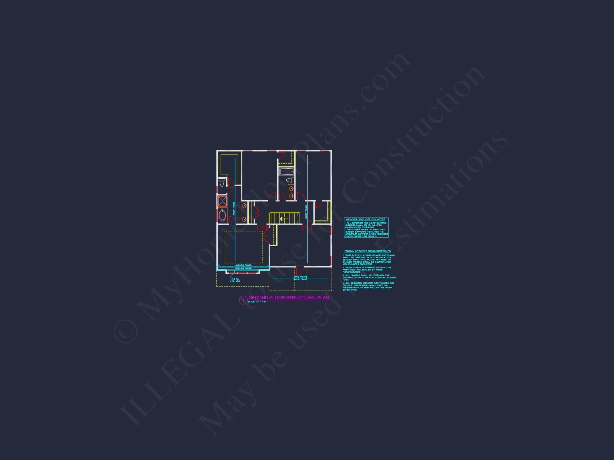 Modern Suburban house Plan with Spacious Floor Plan and CAD Design