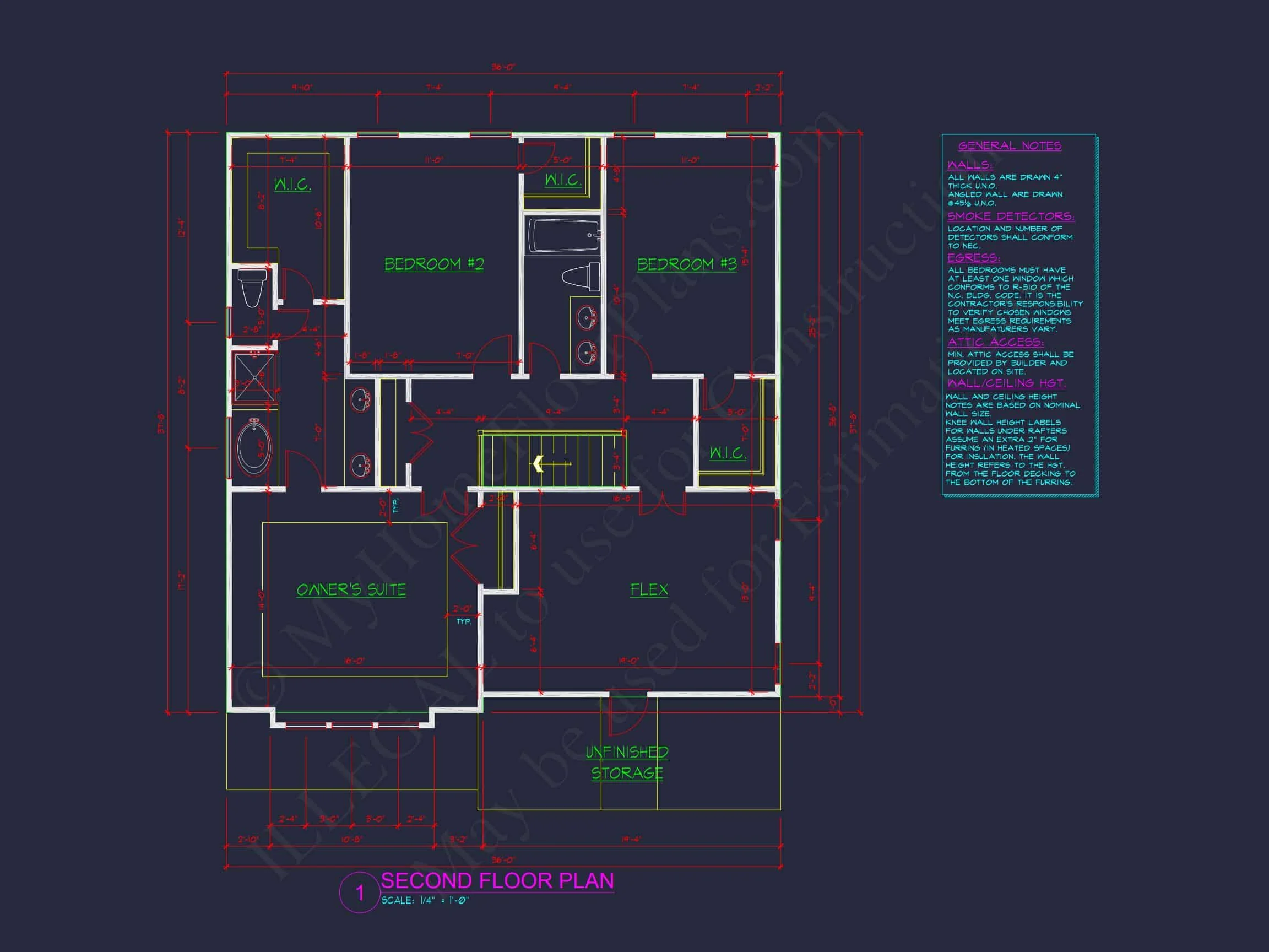 11-1011 HOUSE PLAN -Traditional Craftsman Home Plan - 4-Bed, 3-Bath, 2,450 SF 26 Modern Suburban house Plan with Spacious Floor Plan and CAD Design