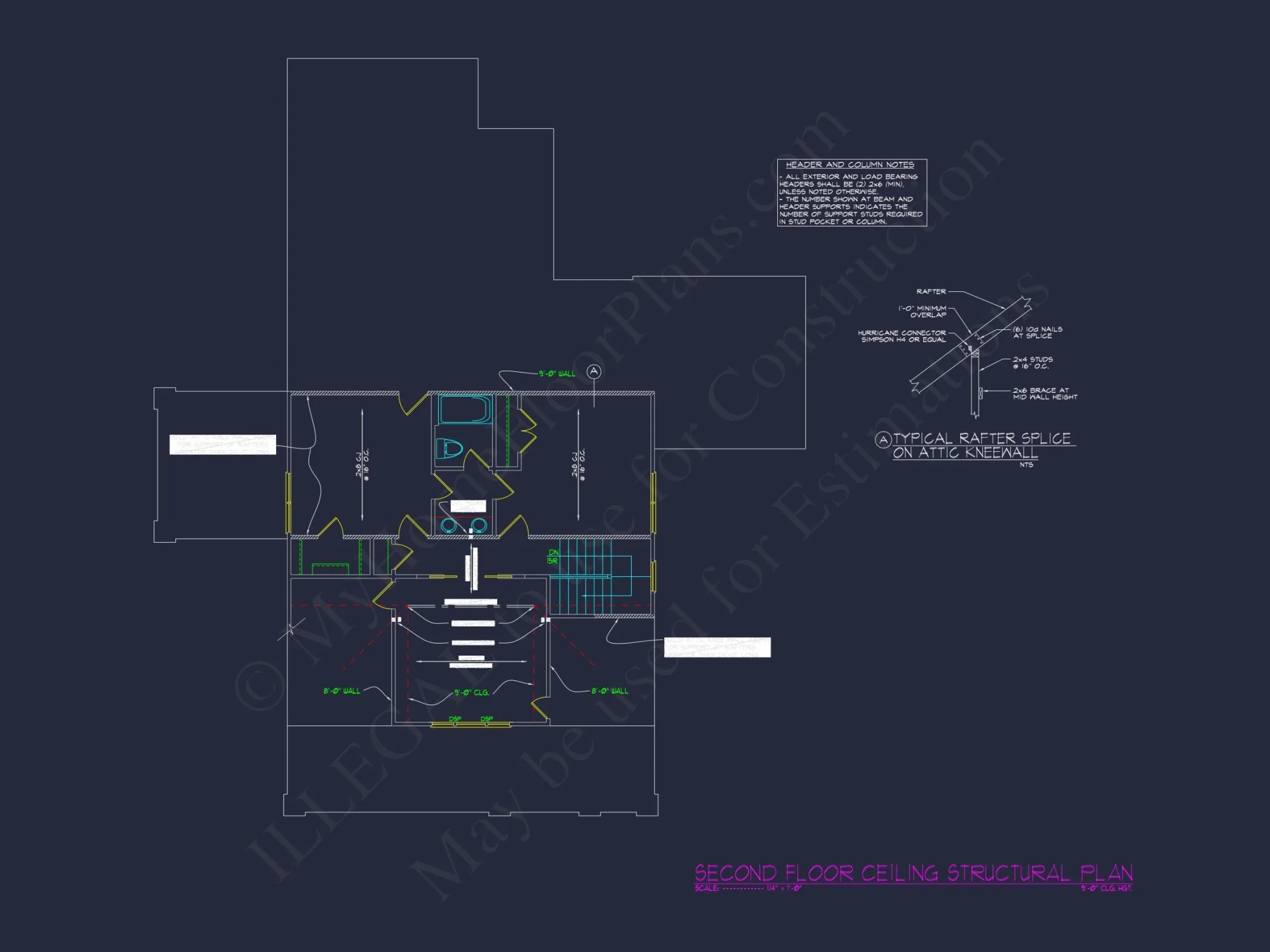 Craftsman house Floor Plan