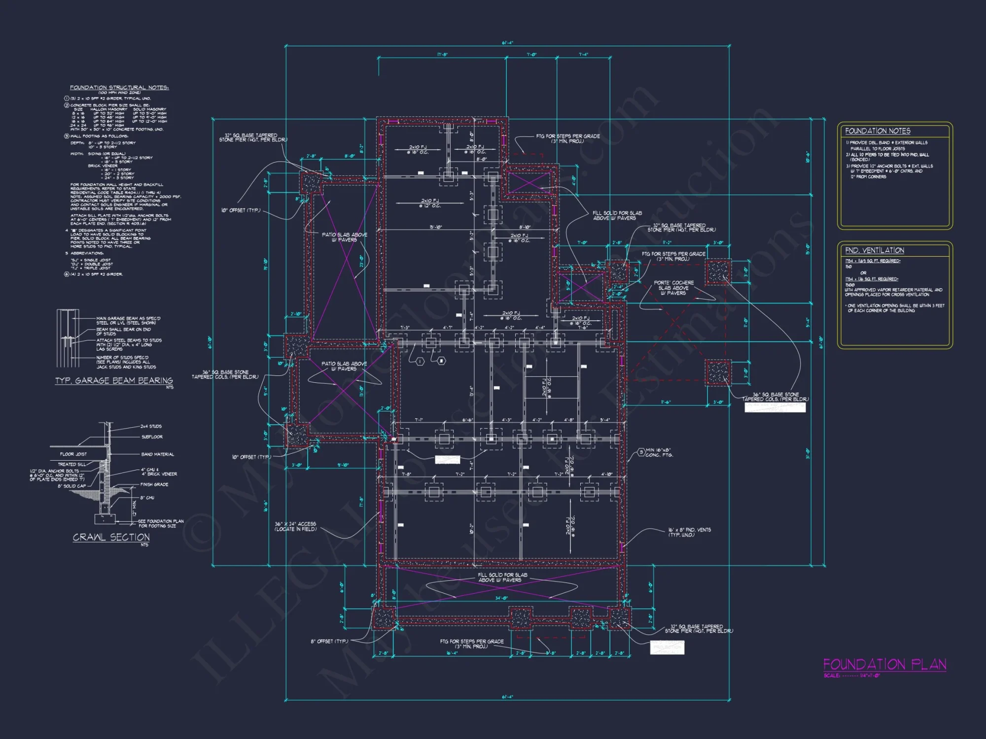 Craftsman house Floor Plan