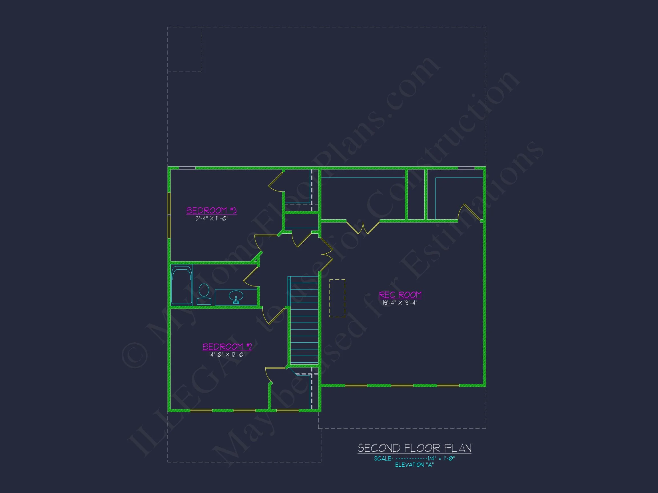 10-1883 HOUSE PLAN - Traditional Home Plan - 4-Bed, 3-Bath, 2,450 SF 10 Modern Craftsman house Plan with CAD Features and Designs