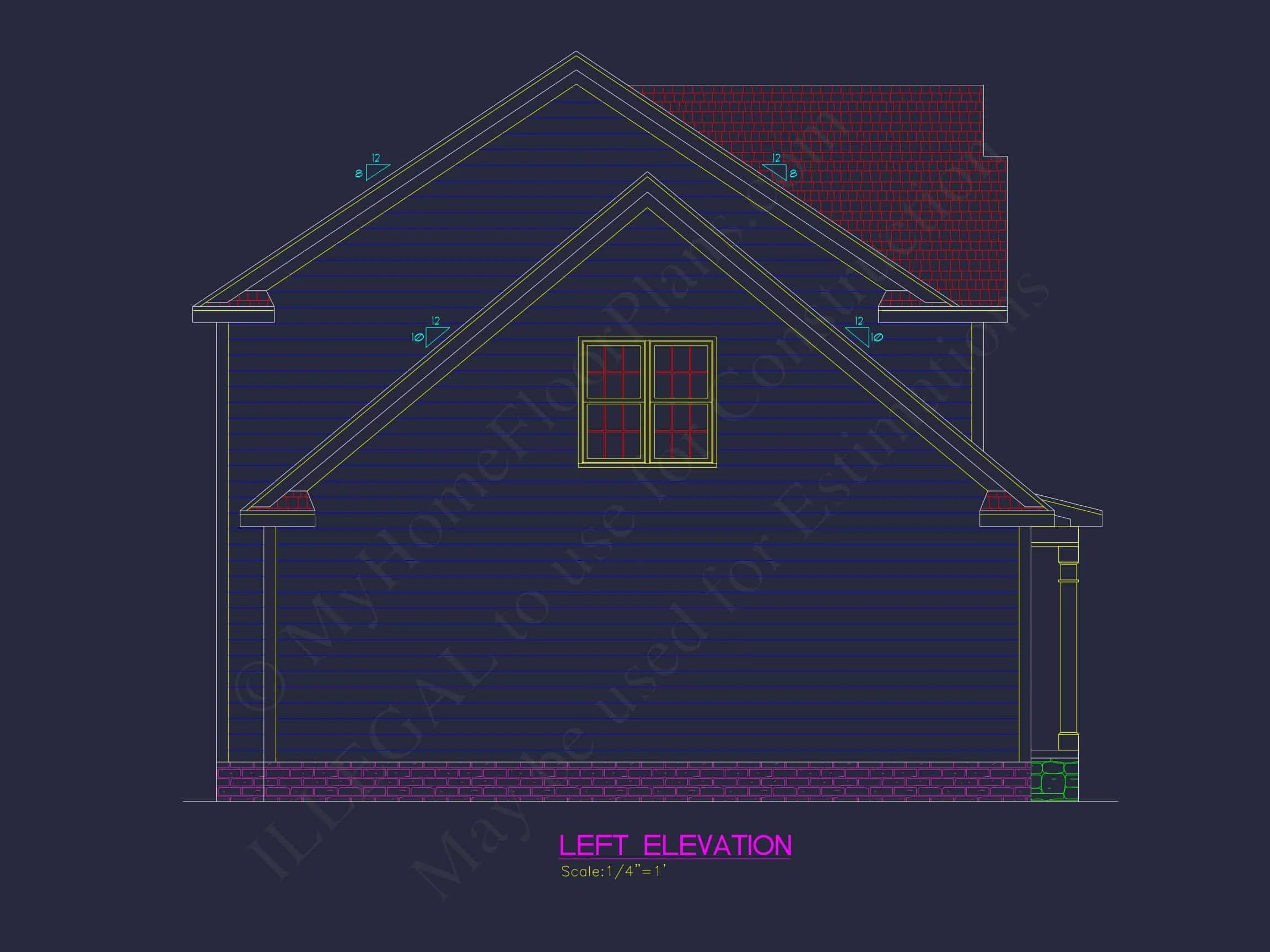 10-1856 HOUSE PLAN -Traditional Colonial Home Plan - 3-Bed, 2-Bath, 1,811 SF 3 Custom house Designs