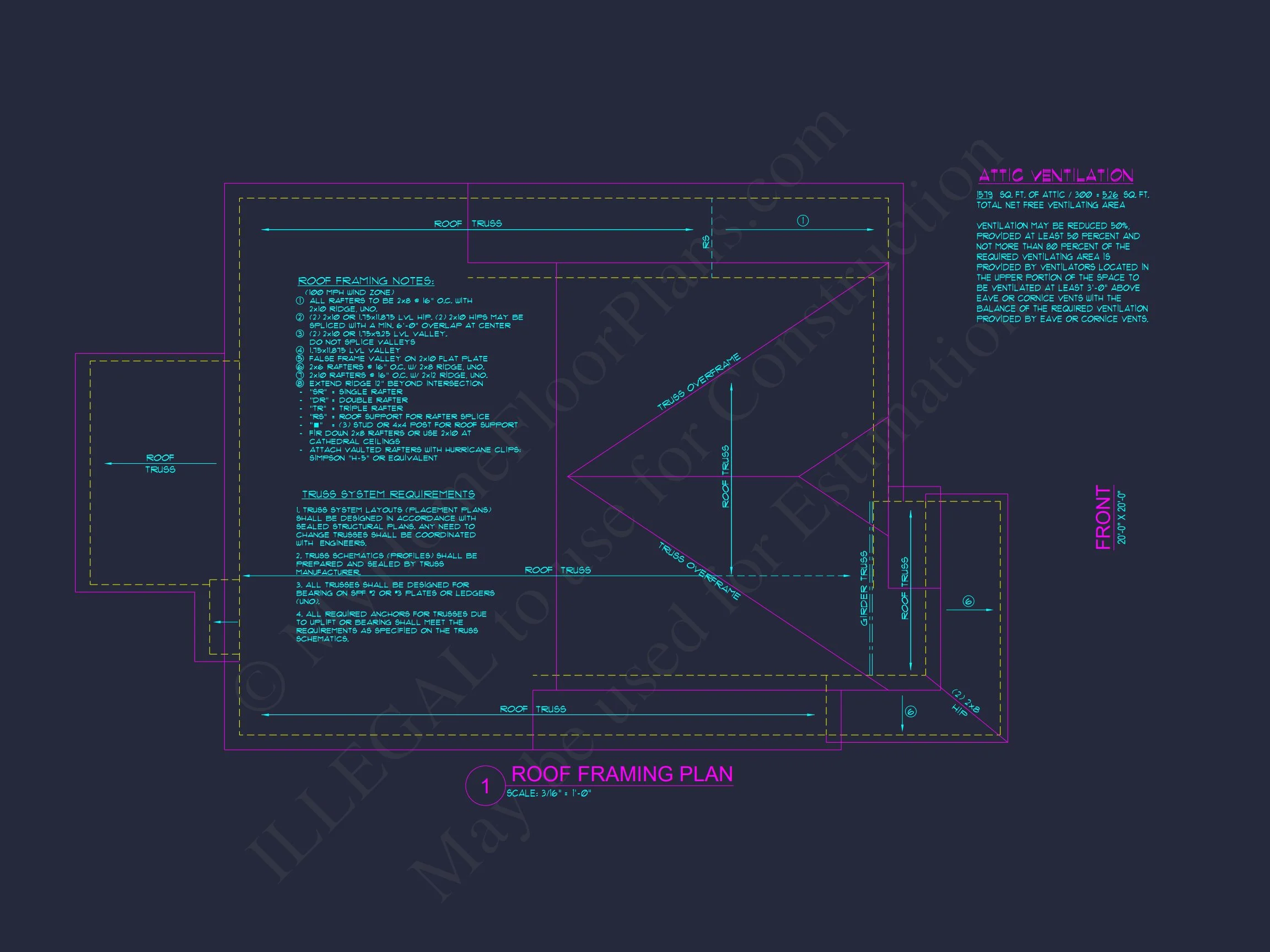 10-1120 HOUSE PLAN -Traditional Colonial Home Plan - 4-Bed, 3-Bath, 2,450 SF 11 Efficient house Plan Blueprint with Colonial Farmhouse Design