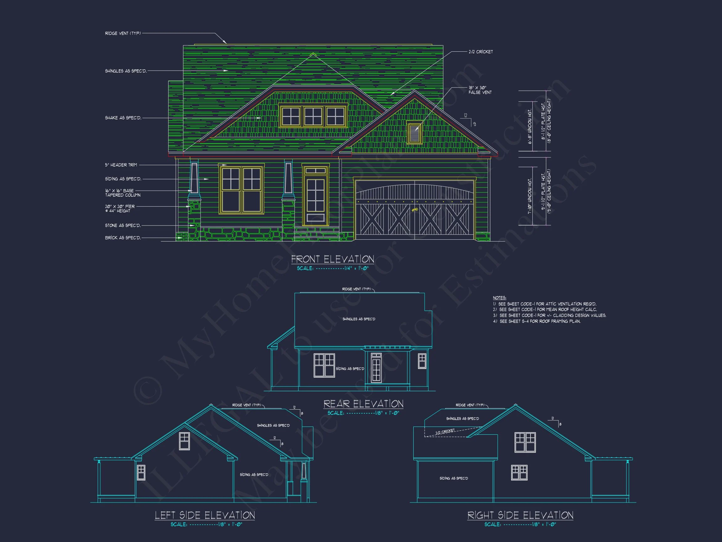 10-1082C HOUSE PLAN - Craftsman House Plan with Open Floor Plan and CAD Designs 2 Craftsman house Plan with Open Floor Plan and CAD Designs