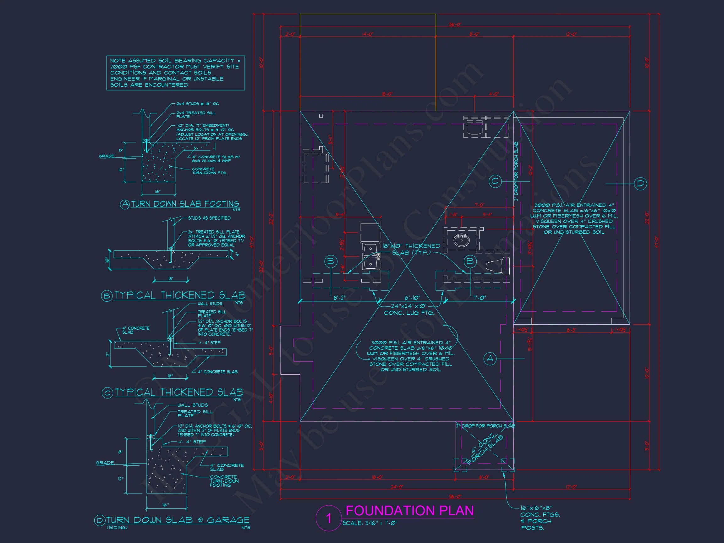 9-1592B HOUSE PLAN -Traditional Colonial Home Plan - 3-Bed, 2.5-Bath, 1,611 SF 7 Customizable house Plan with Detailed CAD Designs and Floor Blueprint