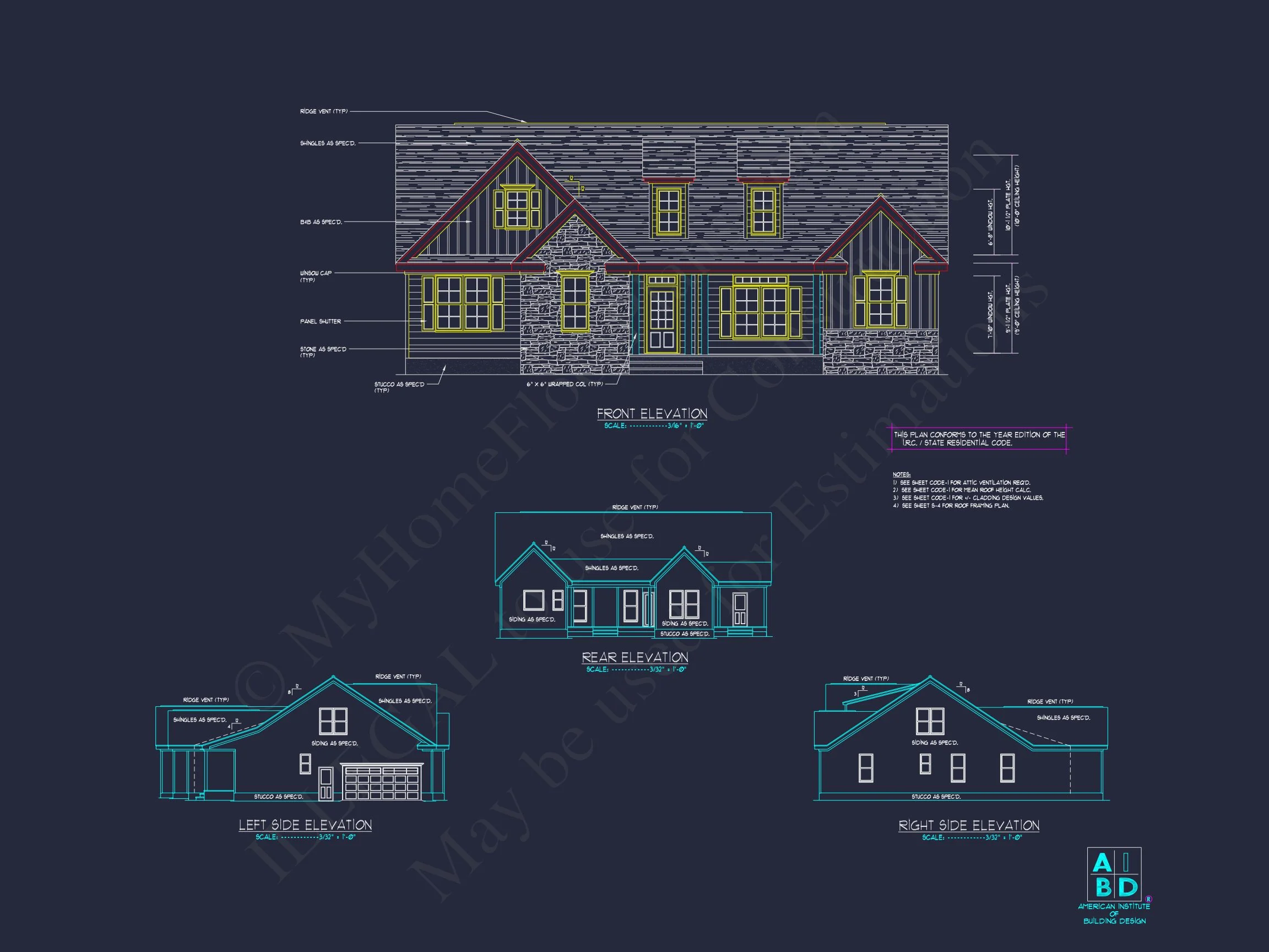 8-1969 HOUSE PLAN - Modern Craftsman House Plan: CAD Floor Plan with 3 Bedrooms 2 Modern Craftsman house Plan: CAD Floor Plan with 3 Bedrooms