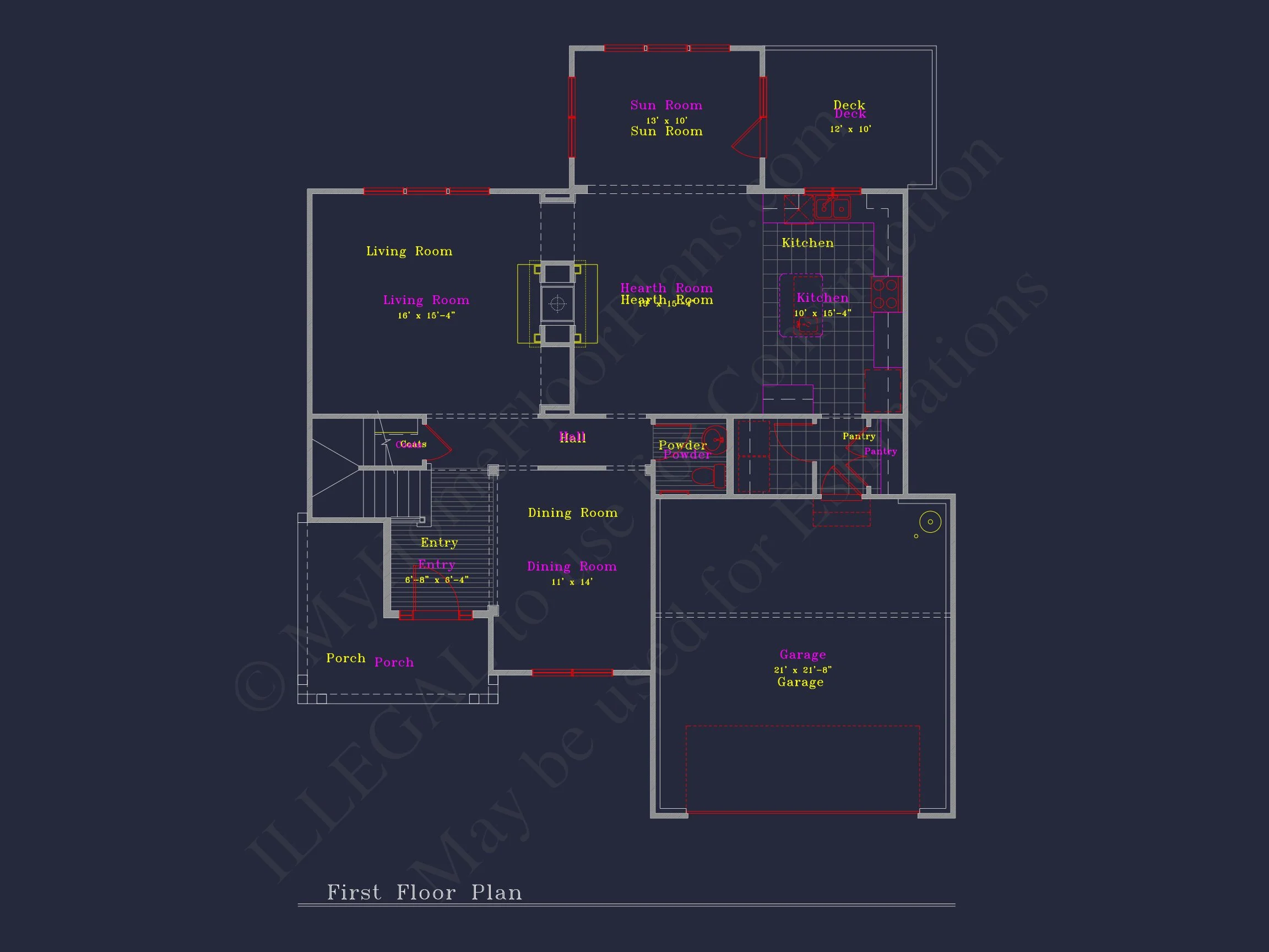 8-1914 HOUSE PLAN - Modern Suburban House Plan: 4 Bedrooms, 2.5 Baths, CAD Designs 7 Modern Suburban house Plan: 4 Bedrooms, 2.5 Baths, CAD Designs