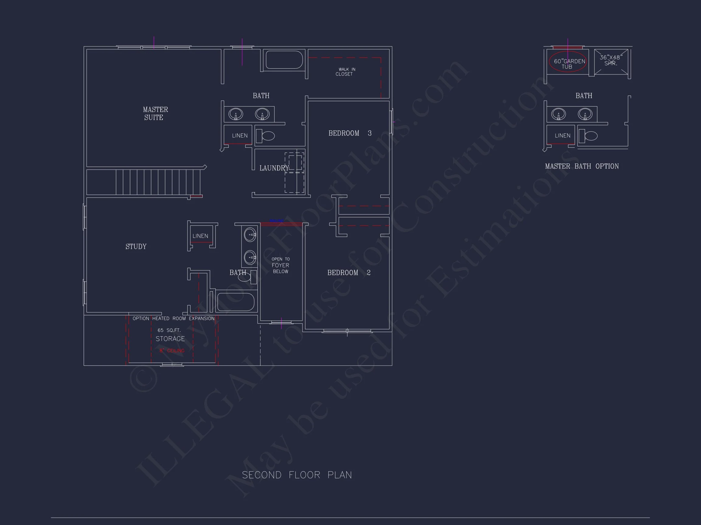 8-1718 HOUSE PLAN - Craftsman House Plan with 2 Floors and Spacious Layout | CAD Designs 4 CAD Designs